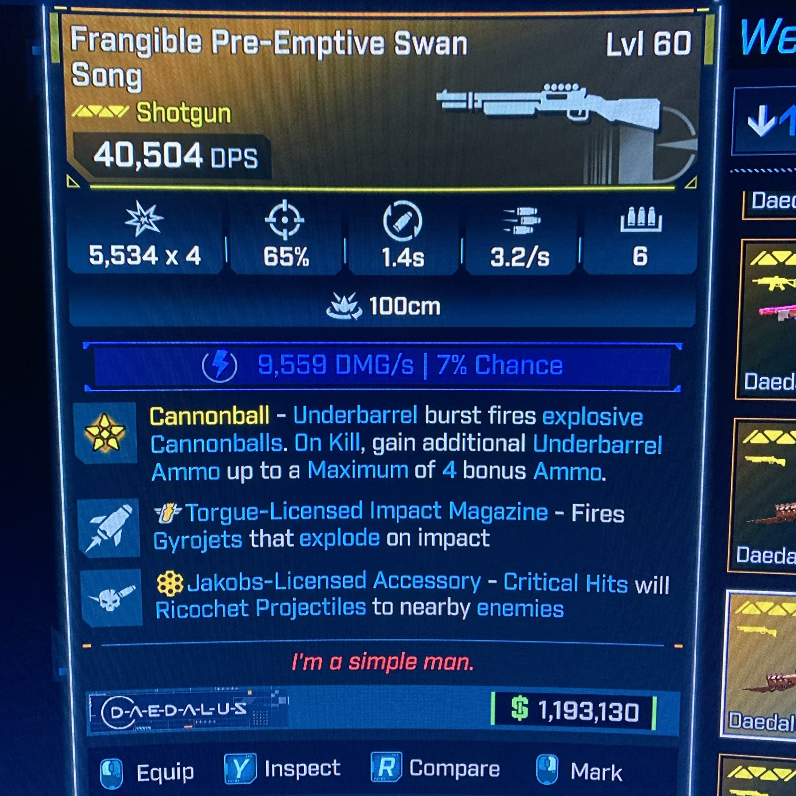 Borderlands 4⭐️LVL 60 SWAN SONG TORGUE GYRO JAKOBS ALL ELEMENTS⭐️All PLATFORM