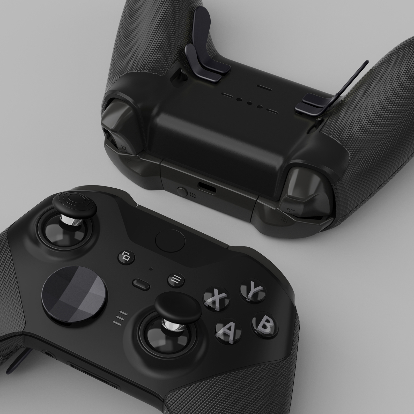 Metal Paddle Thumbsticks D-pad Swappable Part for Xbox Elite Series 2 Controller