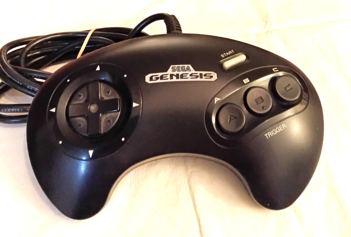Sega Genesis Console MK-1631A Complete Hook-Ups & Controller Work Perfectly!
