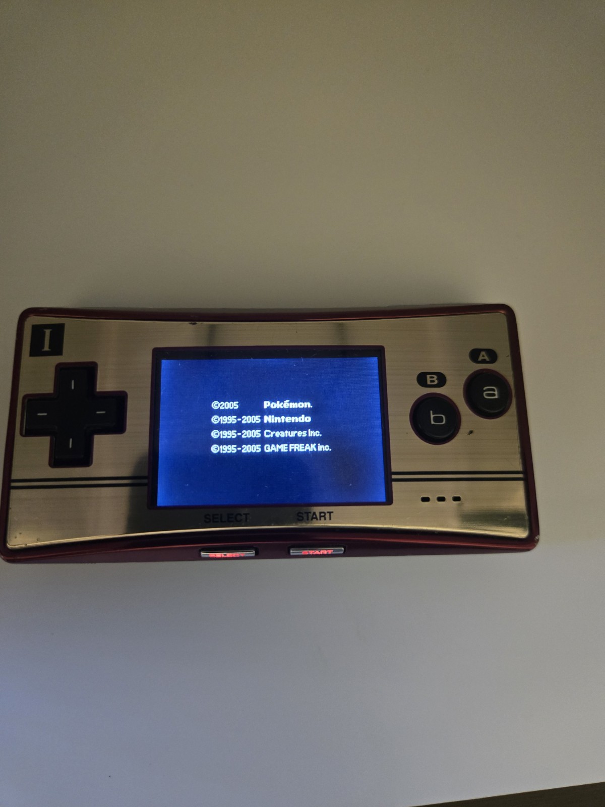 Nintendo Game Boy Micro – 20th Anniversary Edition Handheld System – Gold/Red