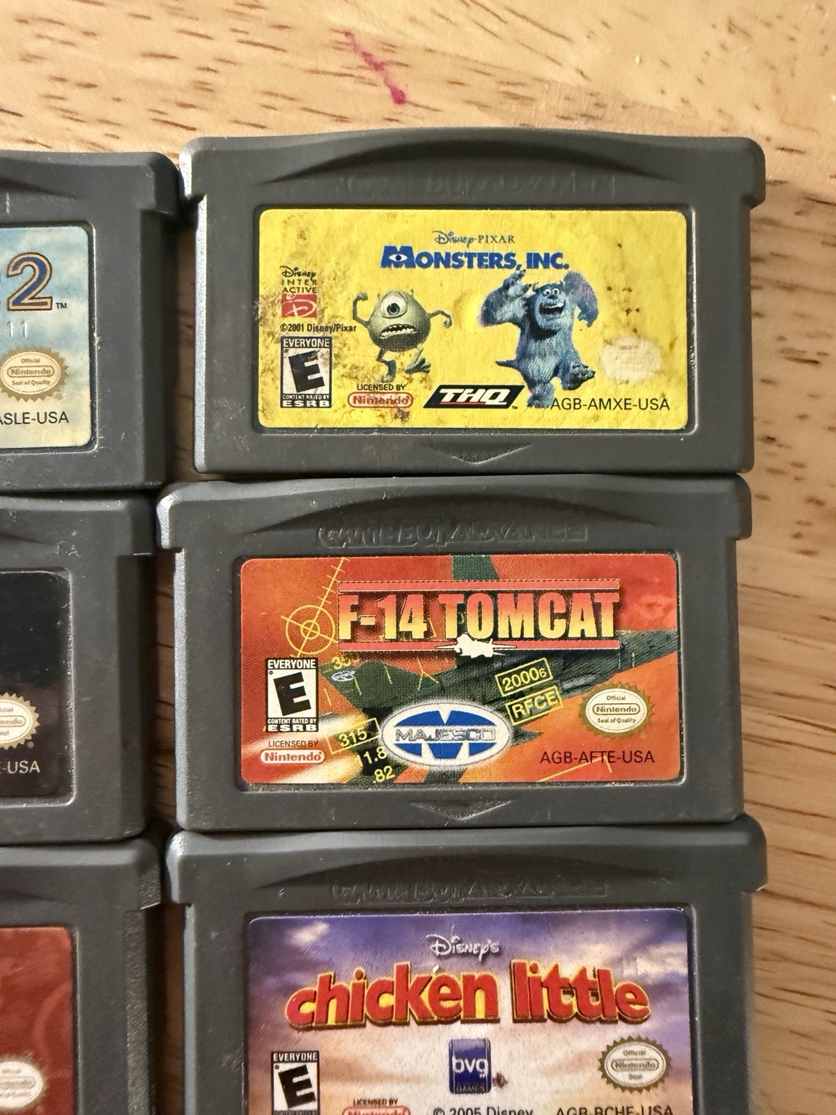 KIDS GAMES Lot (Nintendo Game Boy Advance GBA) 12 Games – All Rated E Everyone