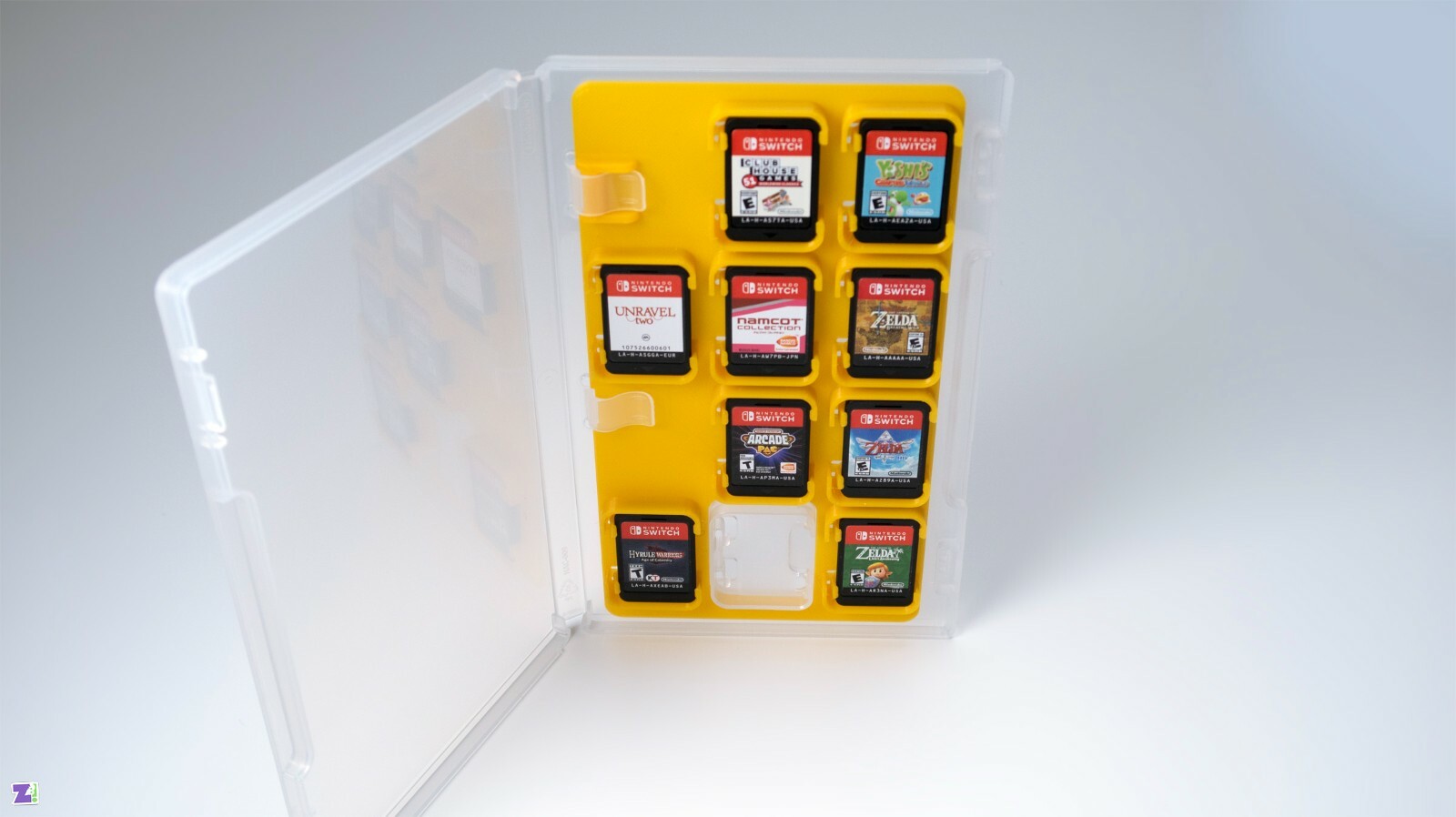 Nintendo Switch Game Card Holder Organizer Case: Inferno Color Collection