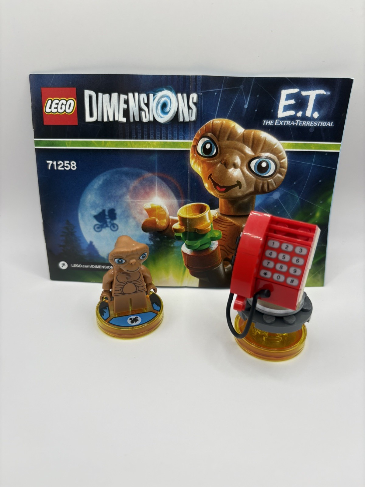 LEGO Dimensions 71258 E.T. the Extra-Terrestrial Fun Pack – Complete w/ Manual