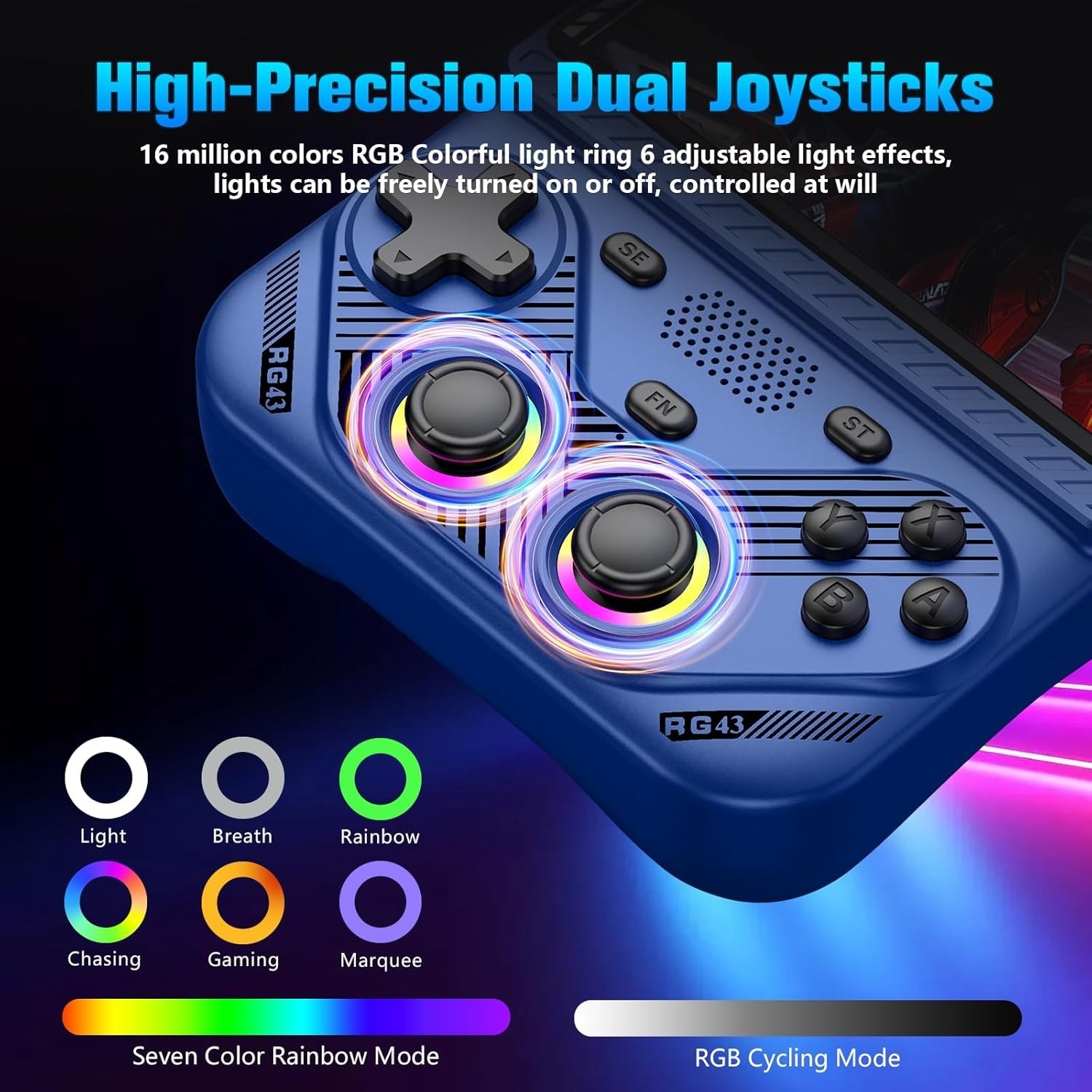 Retro Gaming Revolution: RG43V Pro Handheld with 4000mAh Battery & 22000 Games