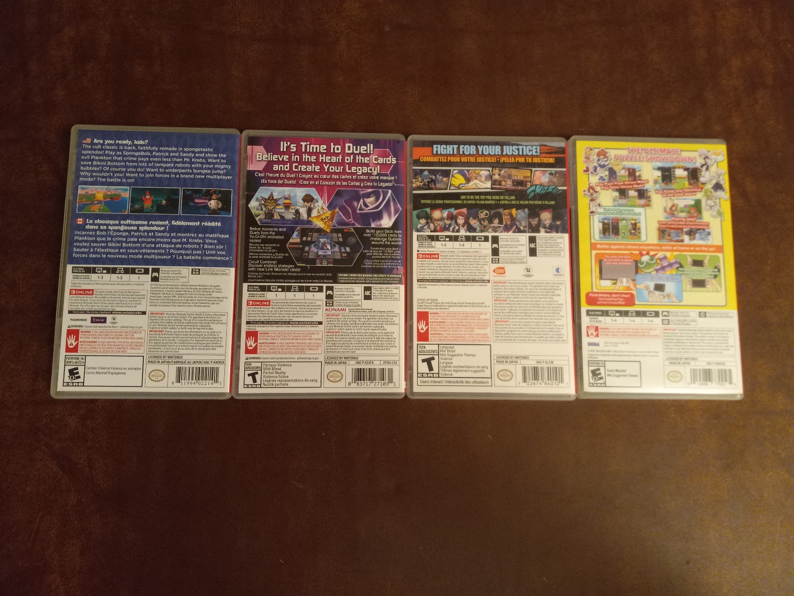 Assorted Nintendo Switch Games