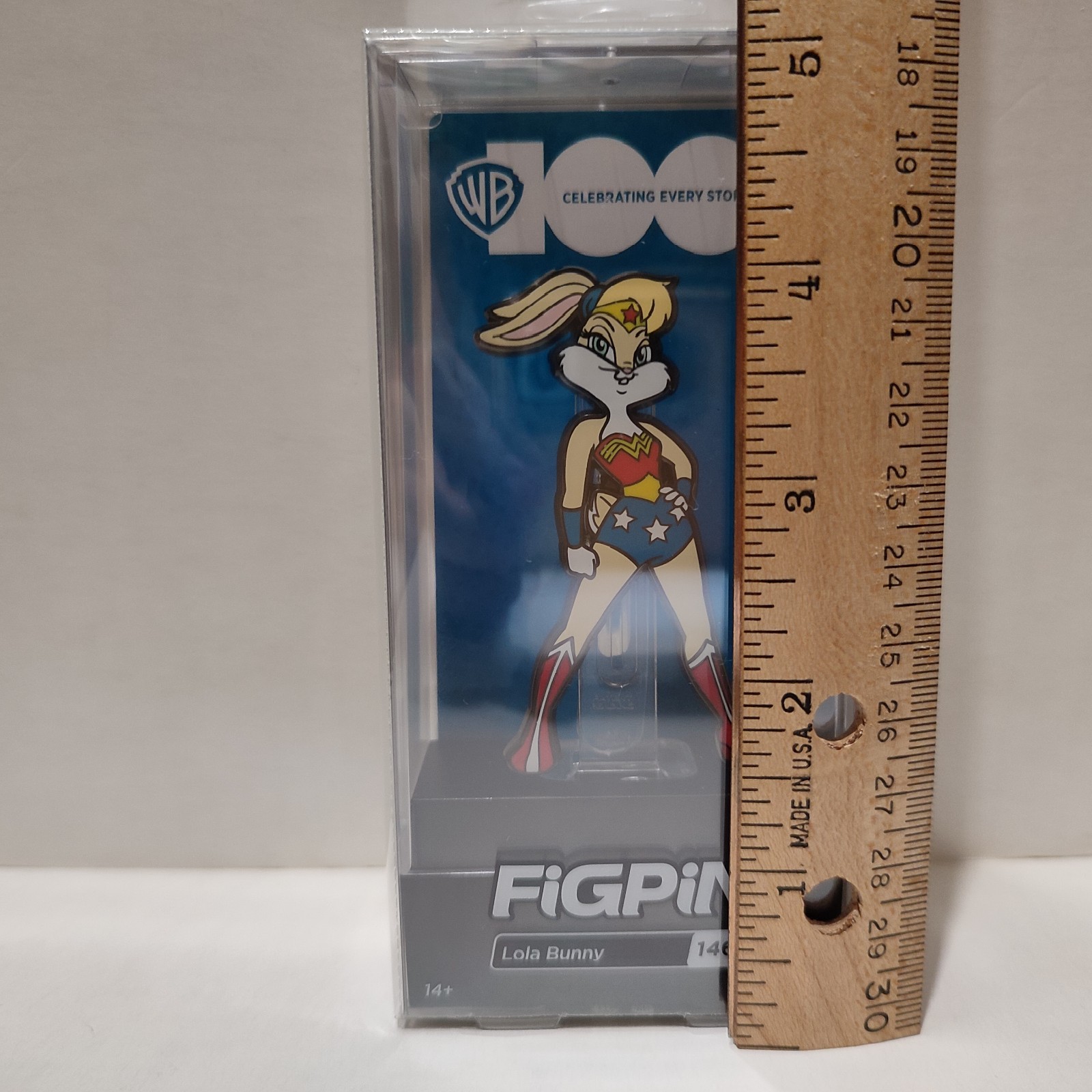 Looney Tunes Lola Bunny Wonder Woman FigPin 1467 Official Collectible Enamel Pin