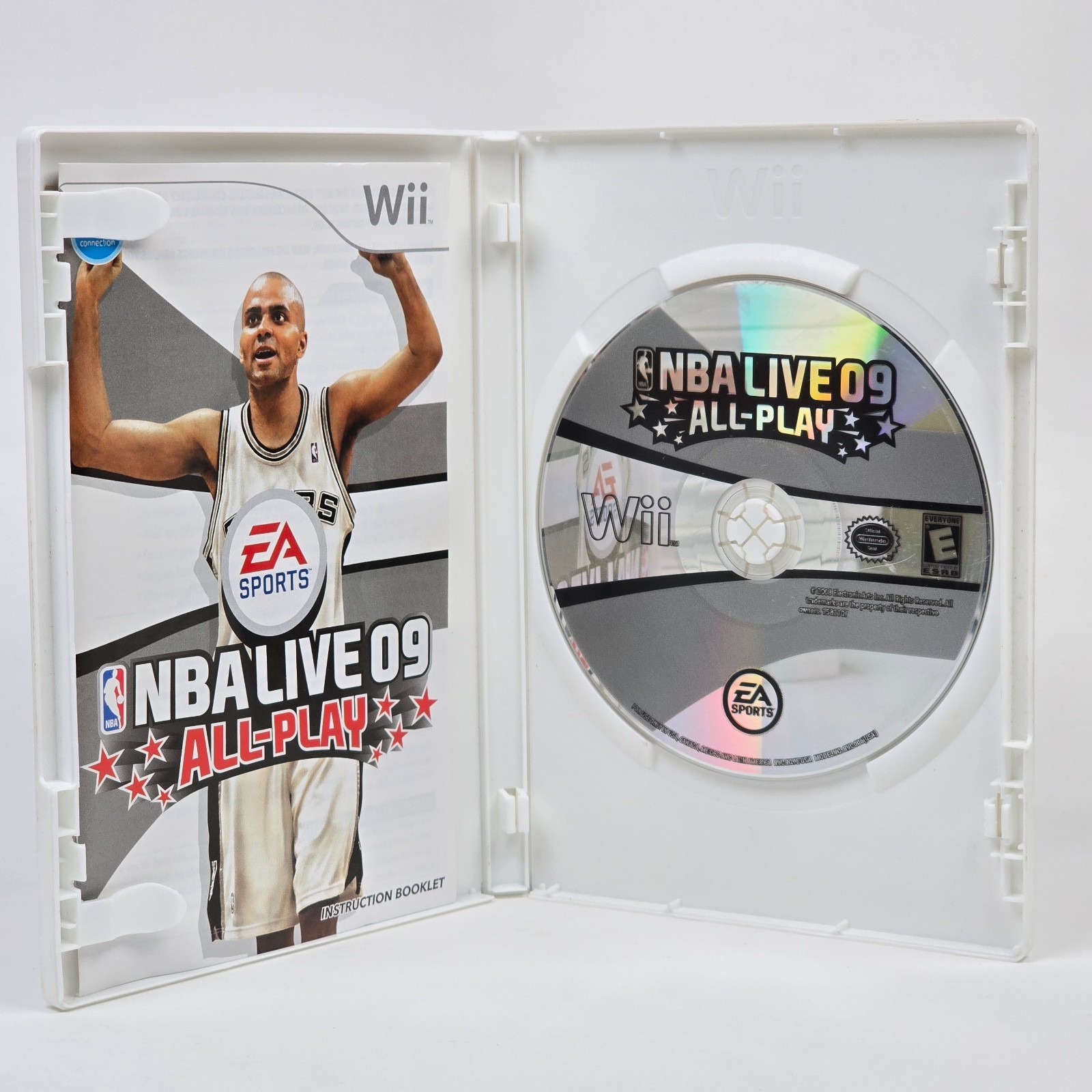 NBA Live 09 All-Play (Nintendo Wii) CIB COMPLETE