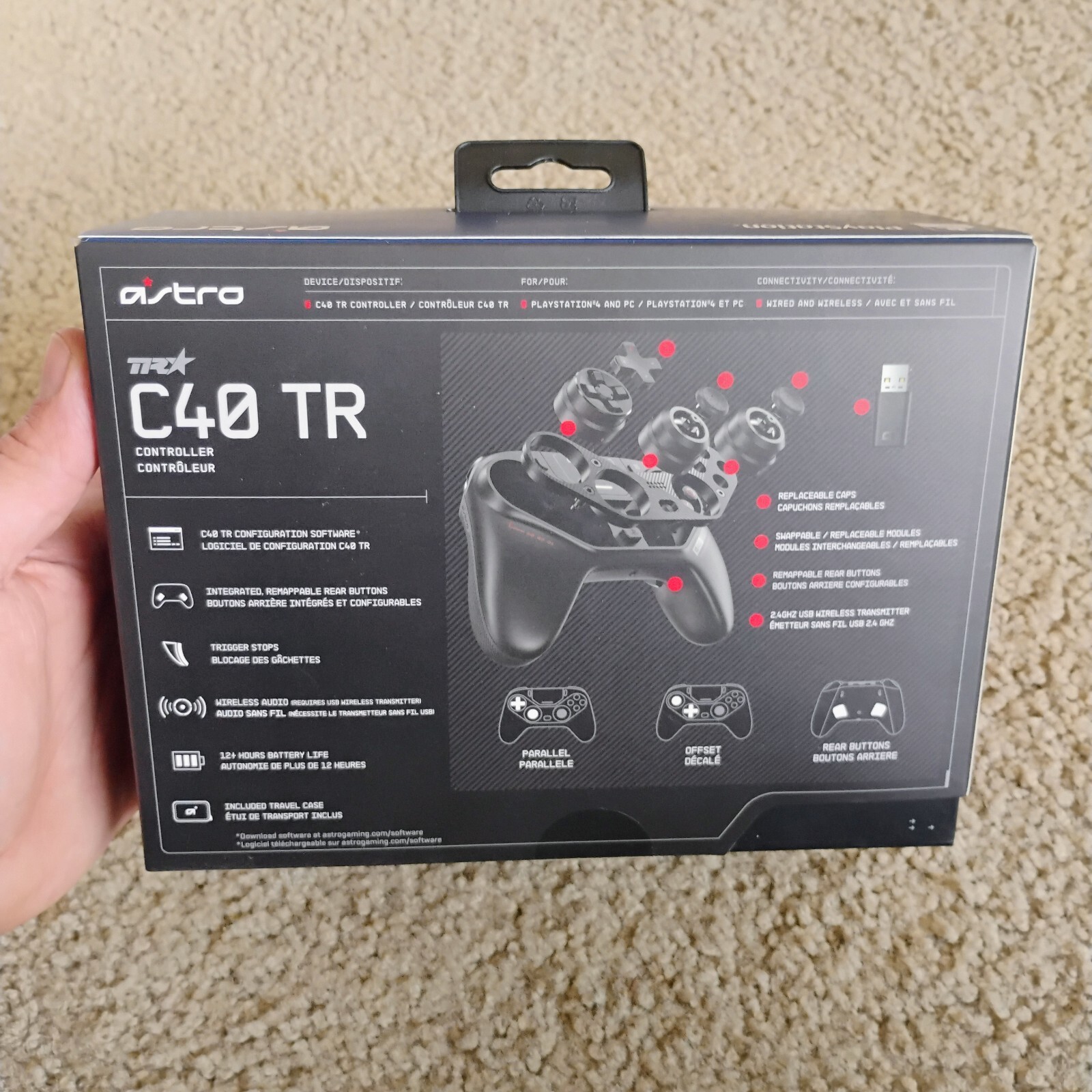Box Only Empty Replacement for Astro C40 TR Wireless Controller for PS4 + PC