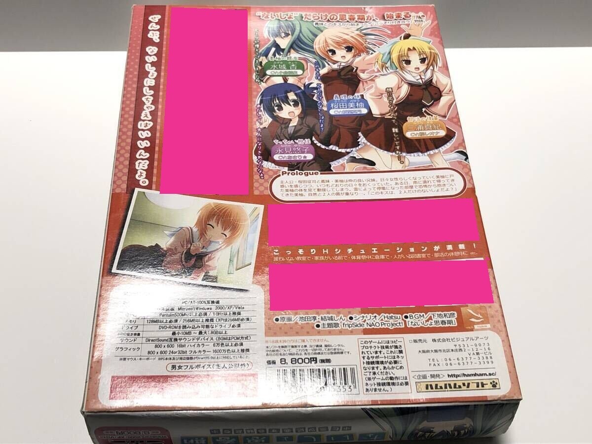 Naisho Shishunki ~Himitsu ni Koi Suru Imouto-tachi~ VN PC Game Software