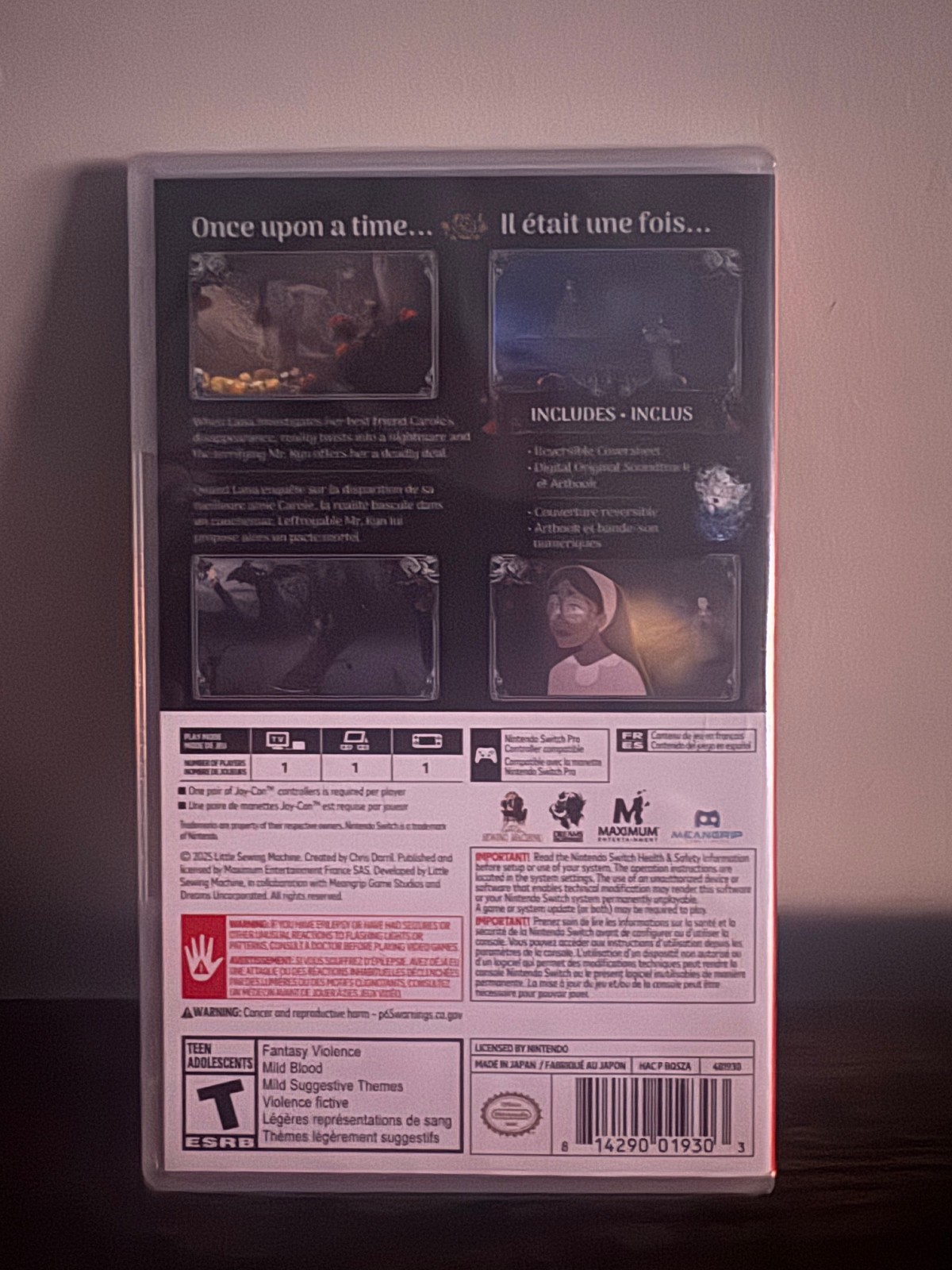 Bye Sweet Carole Brand New Sealed – Nintendo Switch