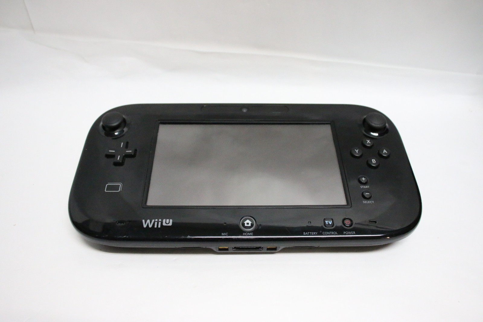 Nintendo Wii U Wireless GamePad Controller Black WUP-010(USA) no charger