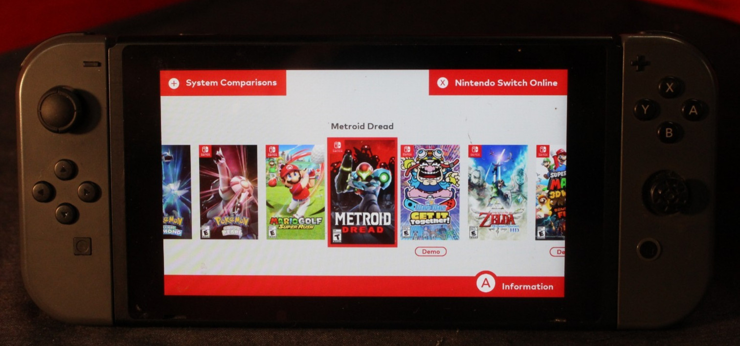 Nintendo Switch Kiosk / Demo Console – 32GB , 14 Trailers, 4 Demos AO4080583