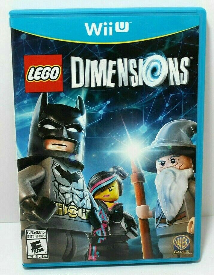 * LEGO Dimensions Nintendo WiiU Wii U Game, Art Work & Case *Free Ship 👾