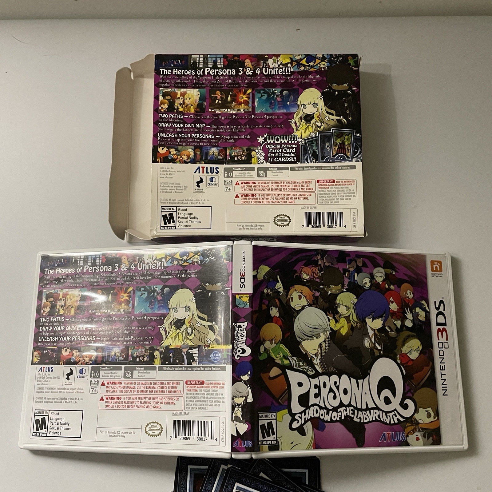 NON-WORKING – Persona Q: Shadow Of Labyrinth [Limited Edition] (3DS) READ DESC