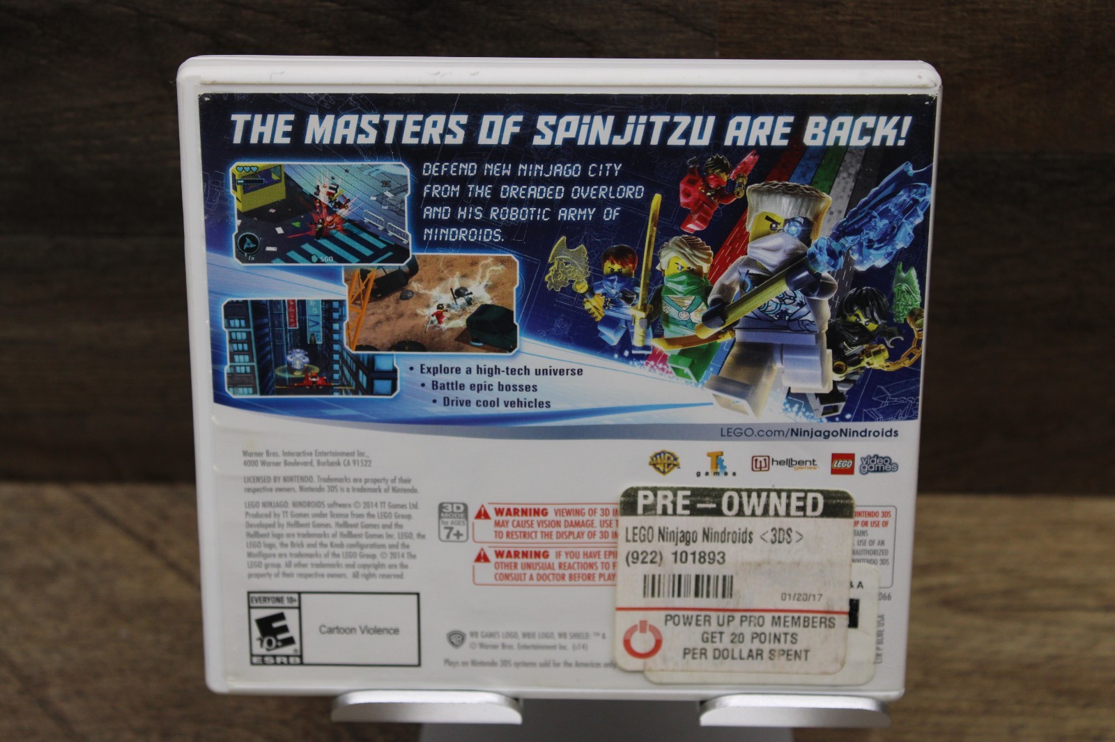 LEGO Ninjago Nindroids (Nintendo 3DS, 2014) CIB FAST SHIP W/TRACKING