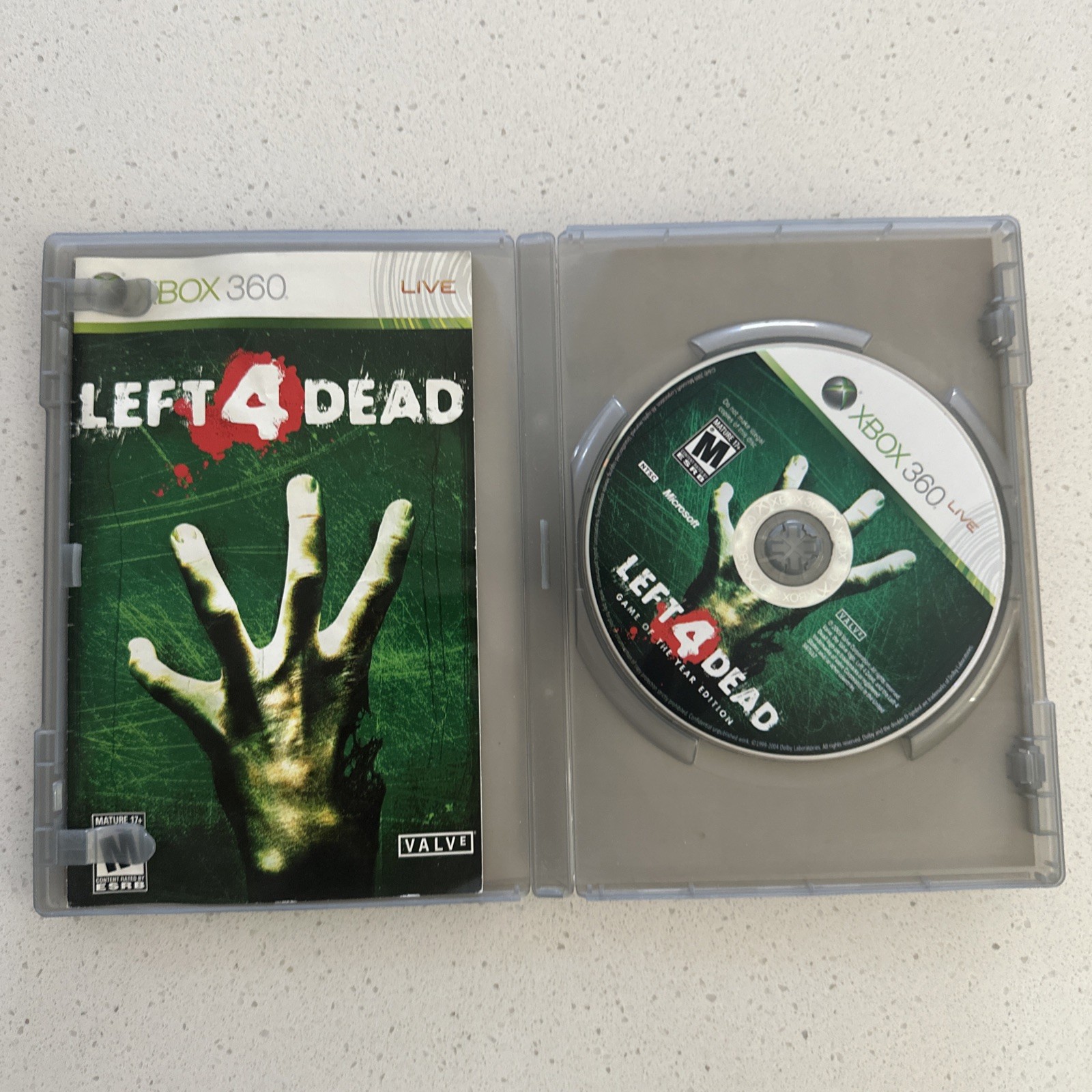 Left 4 Dead Game of the Year Edition (Xbox 360, 2009) Complete Tested Working