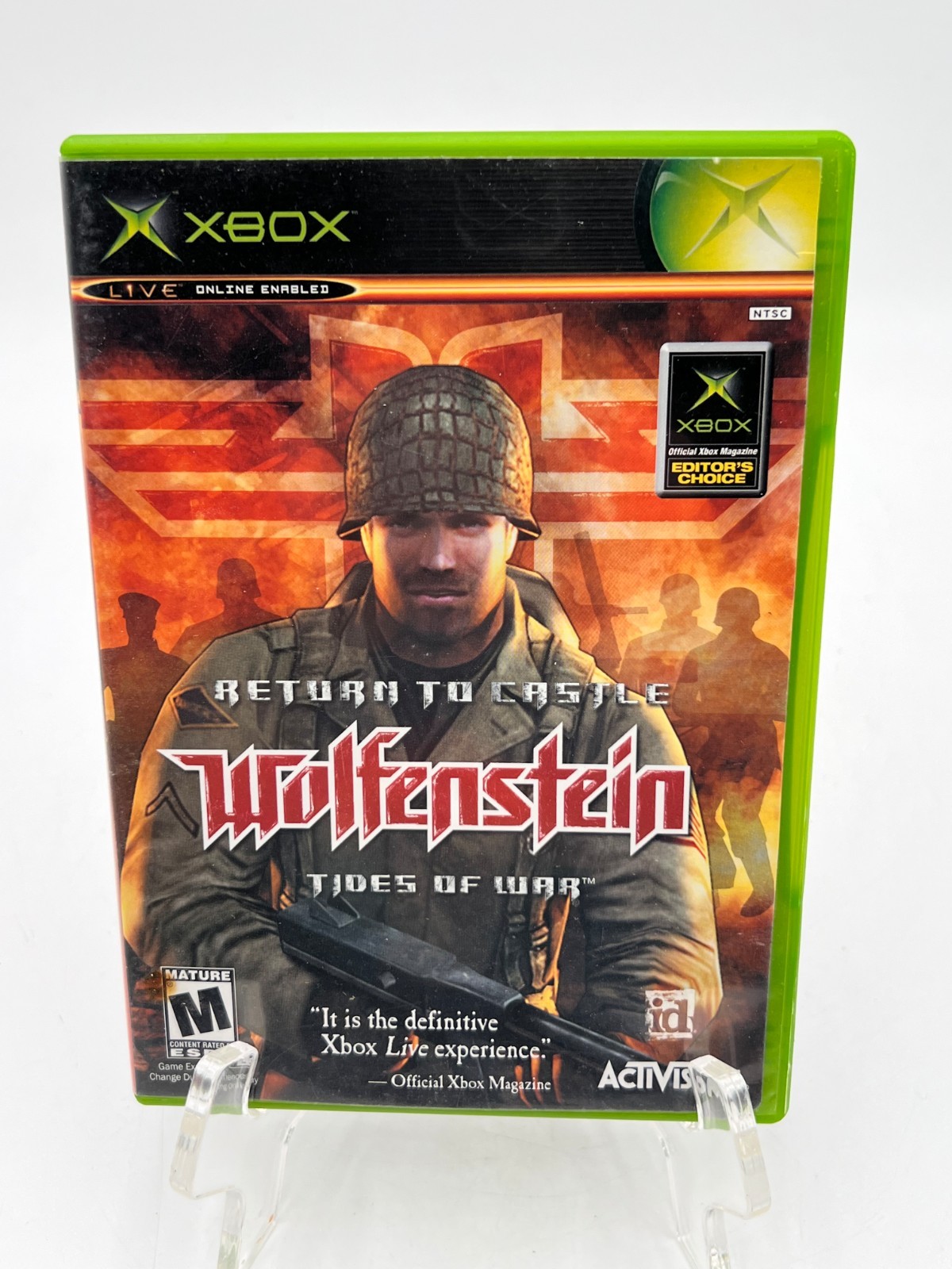 Return to Castle Wolfenstein Tides of War Xbox Complete CIB Tested Authentic