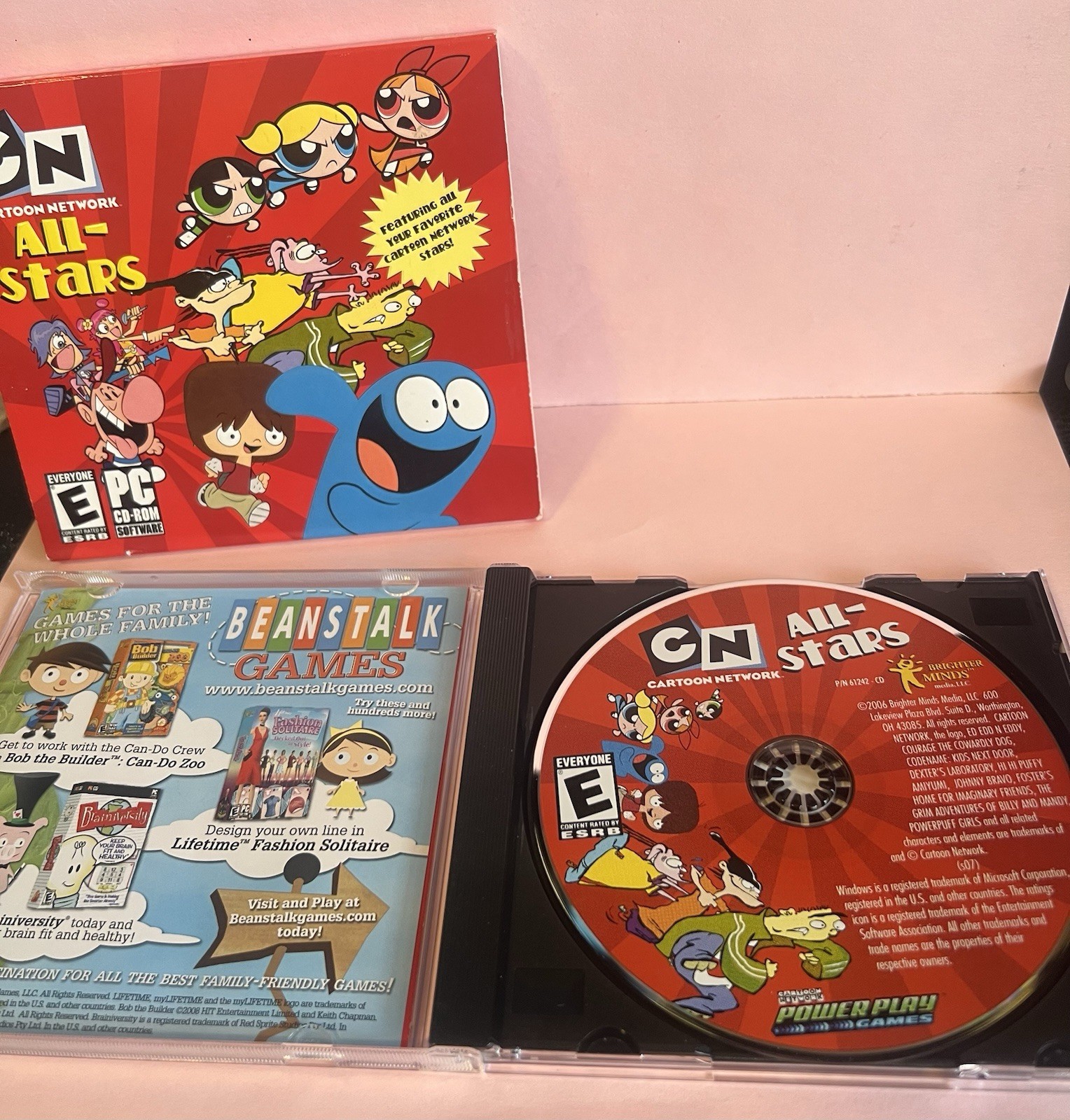 Cartoon Network All-Stars PC Game Brighter Minds Media E Rated Manual Included