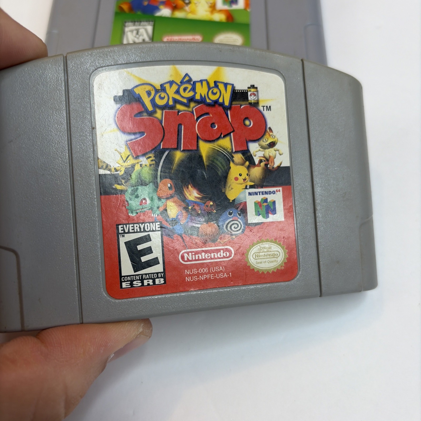 Pokemon Snap + Super Mario Nintendo 64 N64 Authentic Lot Original Genuine Carts