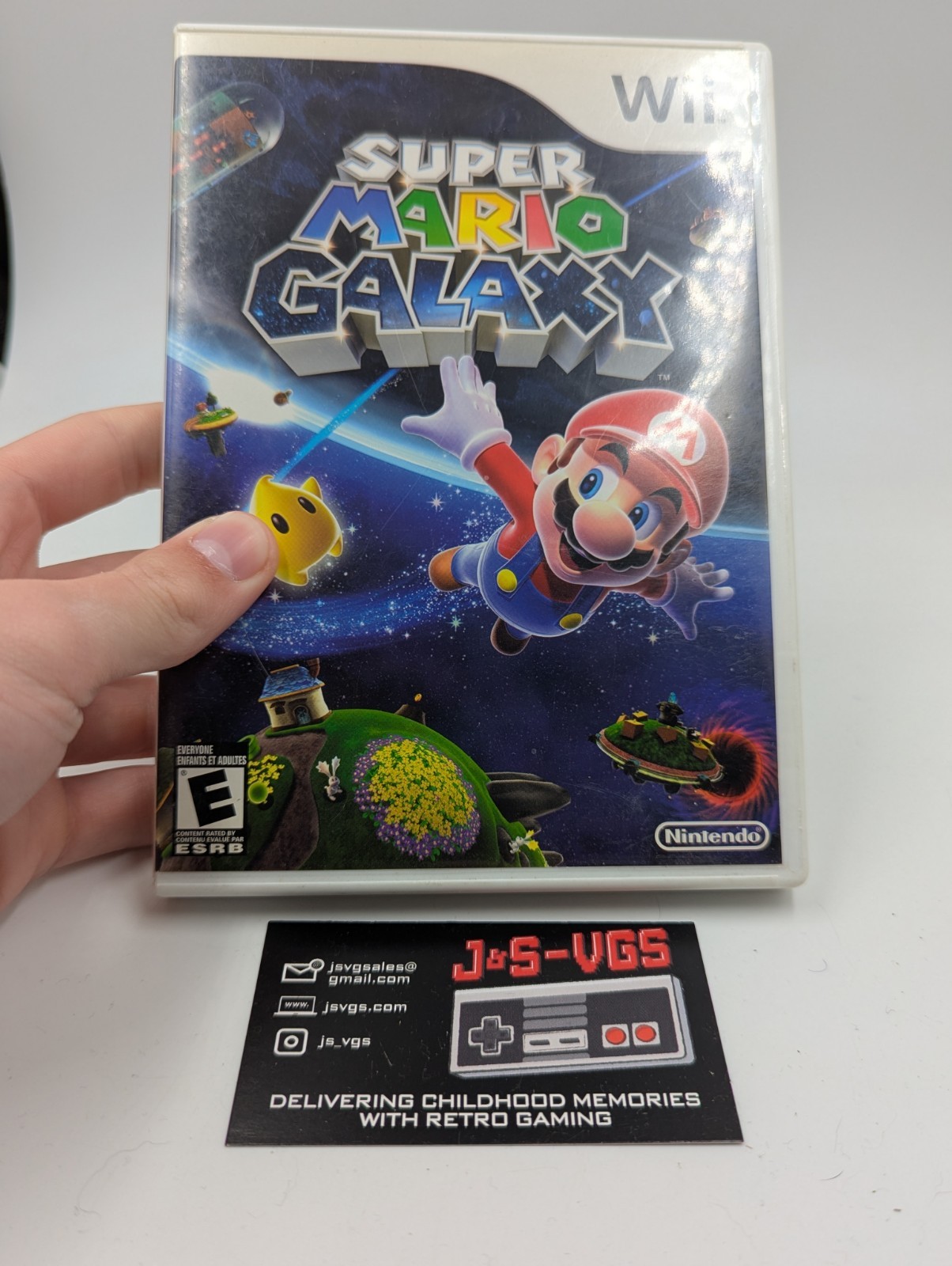 Super Mario Galaxy Nintendo Wii CIB Complete Authentic