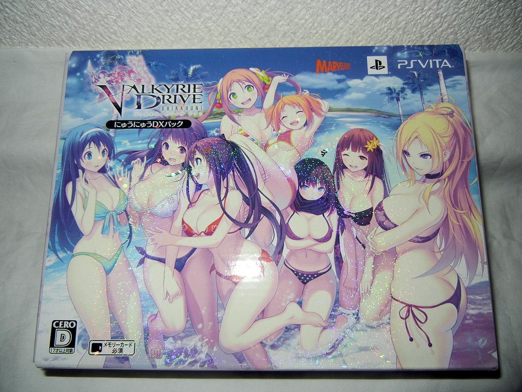 USED PS Vita VALKYRIE DRIVE BHIKKHUNI Nyuu Nyuu DX Soundtrack Full Set