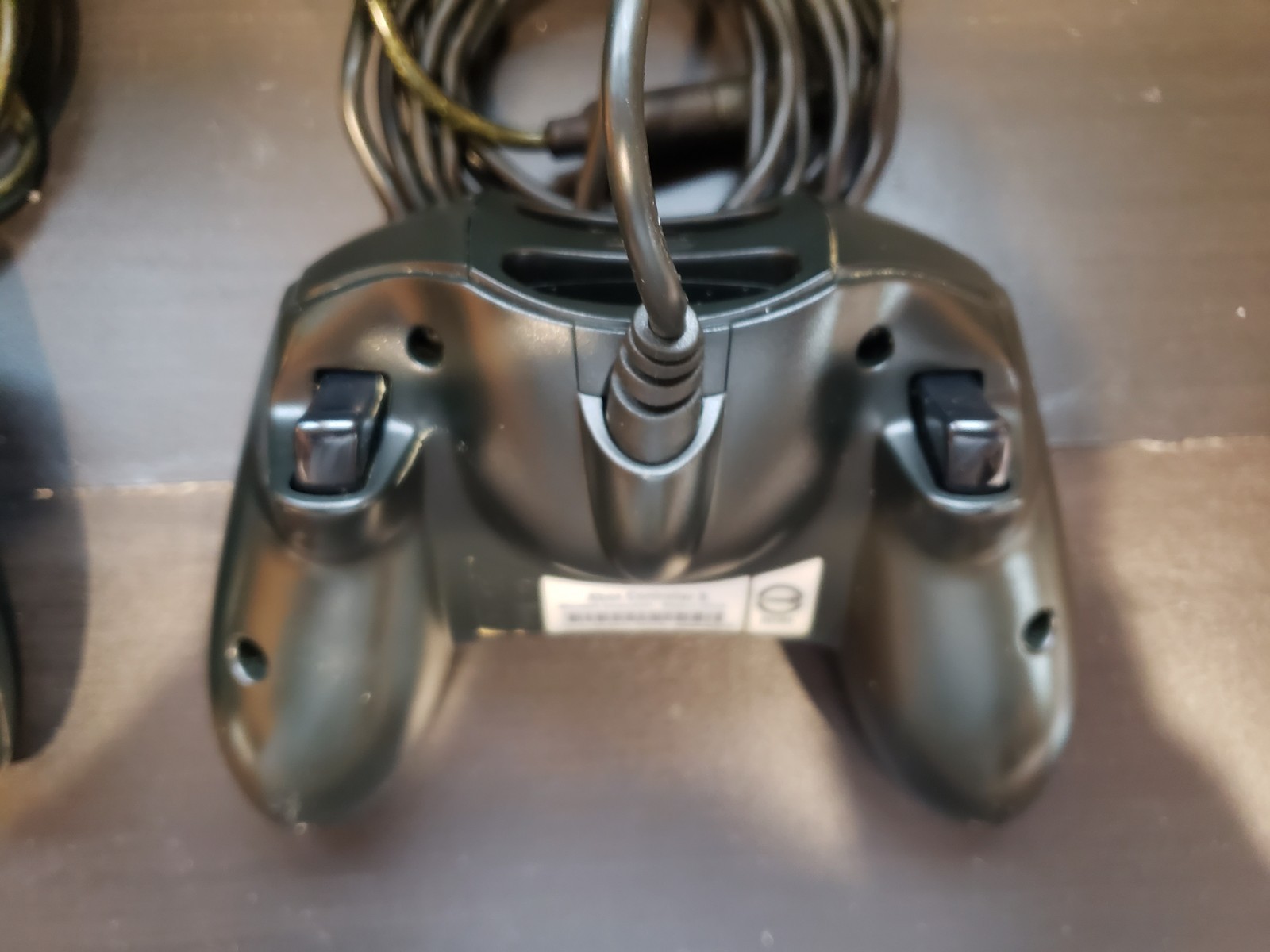 2 Xbox Microsoft Corded Controllers – S Type – Breakaway 9 ft. cords – X08-69873