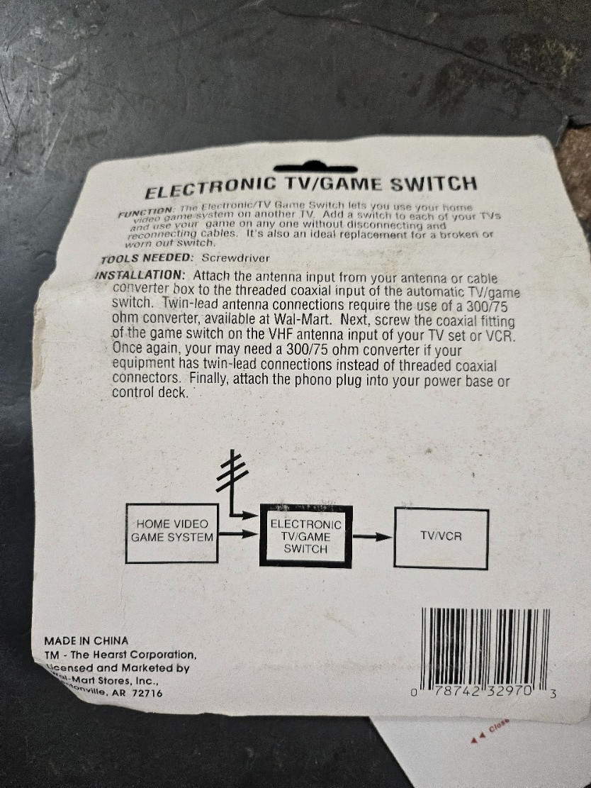 Popular Mechanics Universal NES Atari Nintendo Sega Electronic TV Game Switch