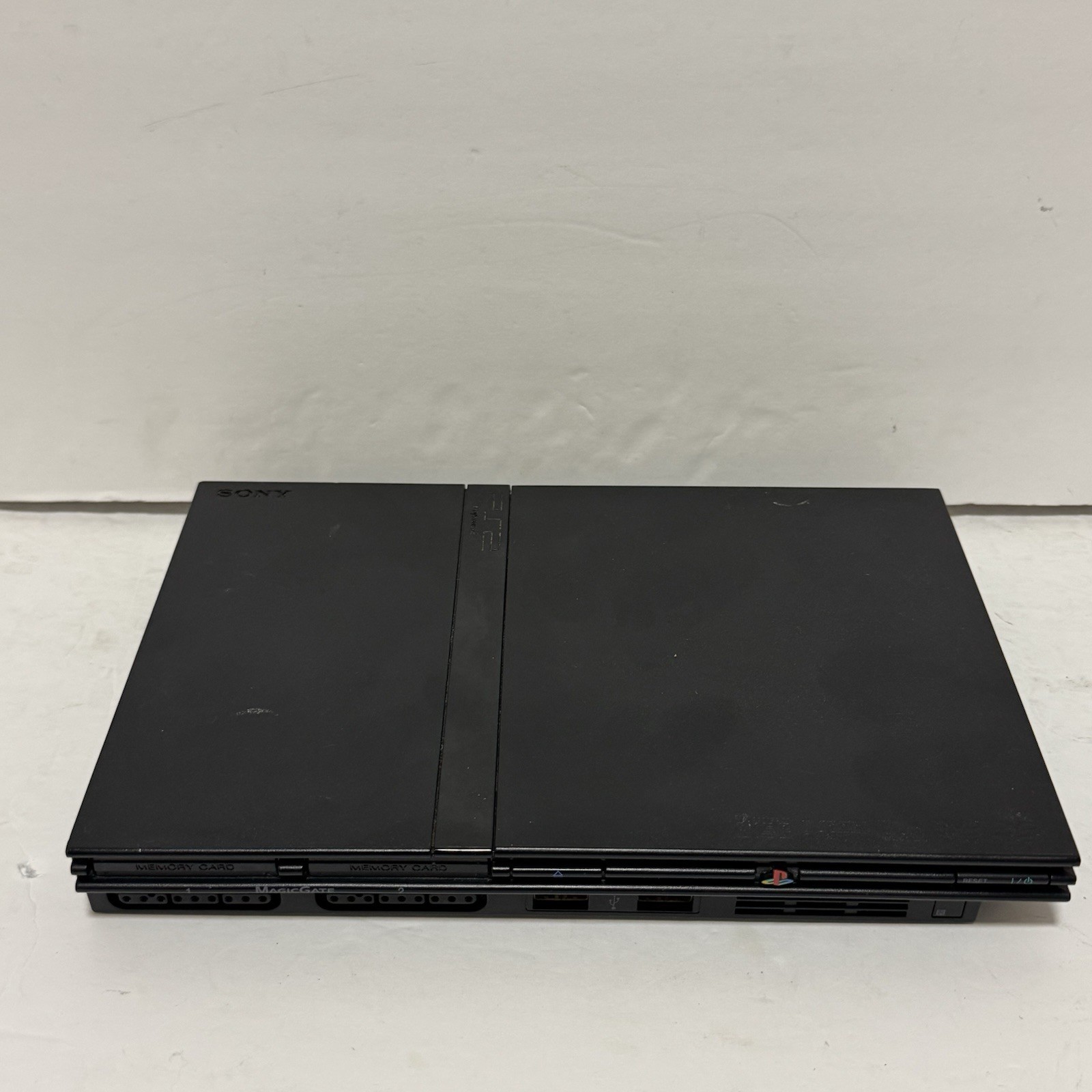 Sony PlayStation 2 PS2 Slim Console Complete W/ 2 Games – Tested Works!!
