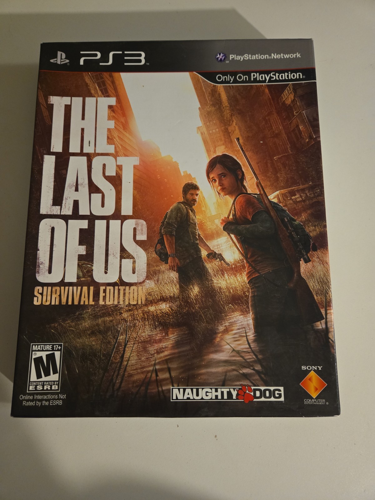 The Last of Us Survivor Edition Comic Book And Box Only No Game Or Steel Book