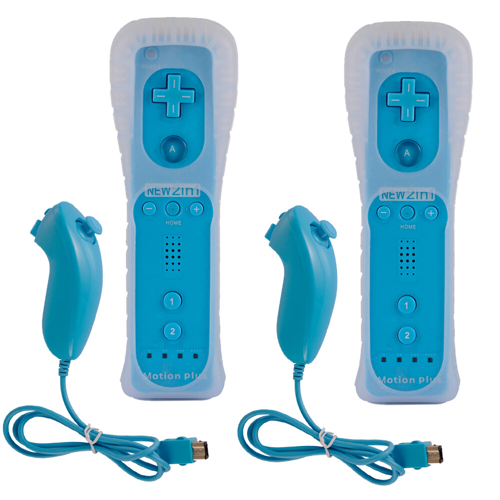 Wii Motion Plus Remote Controller Nunchuck Nintendo Wii &Wii U Silicone Strap-US