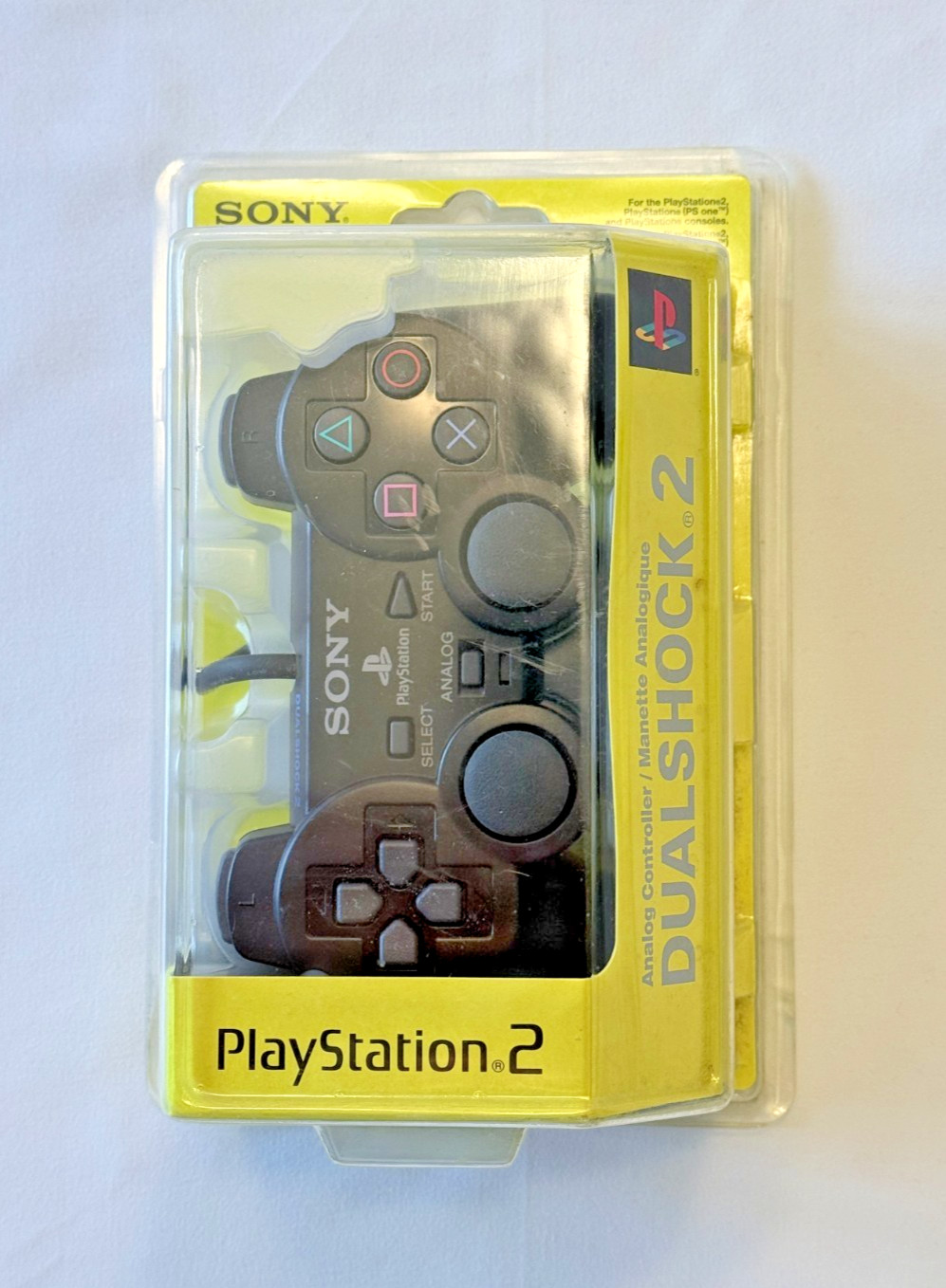 Sony PlayStation 2 DualShock 2 Controller Black OEM NEW SEALED SCPH-10010 PS2