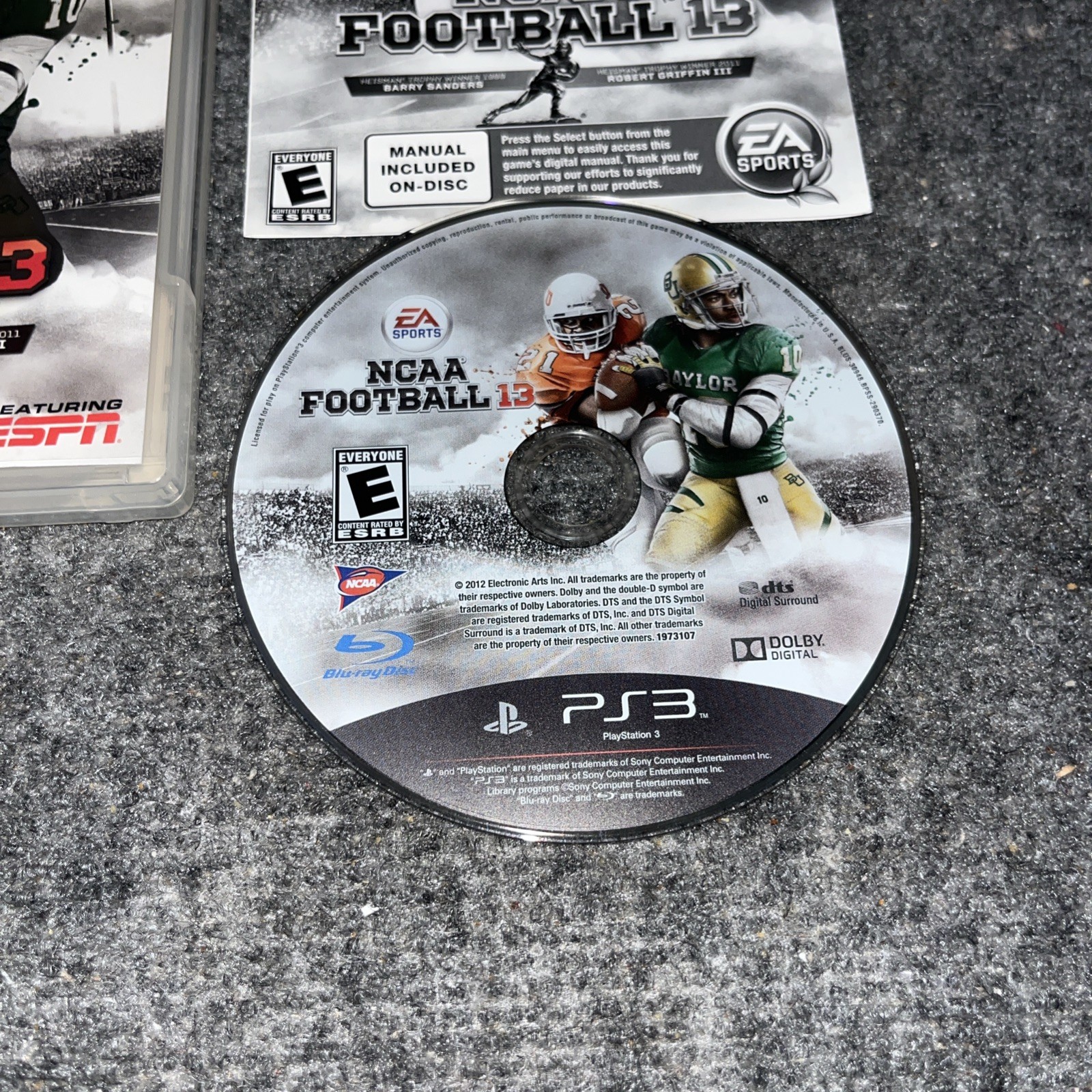 NCAA Football 13 (PlayStation 3) PS3 CIB Tested Working