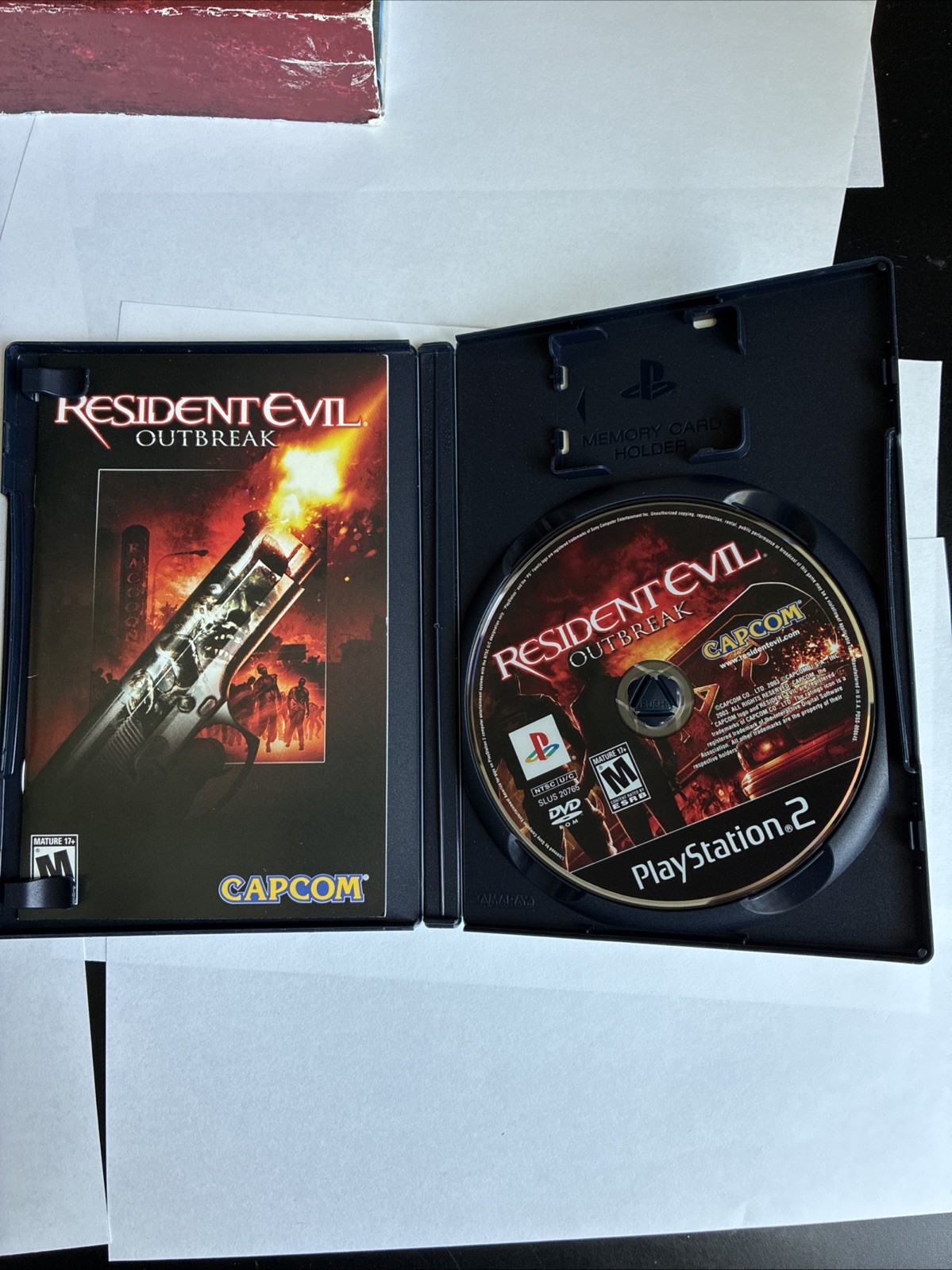 Resident Evil The Essentials PlayStation 2 PS2 Outbreak Code Veronica X RE4 Set