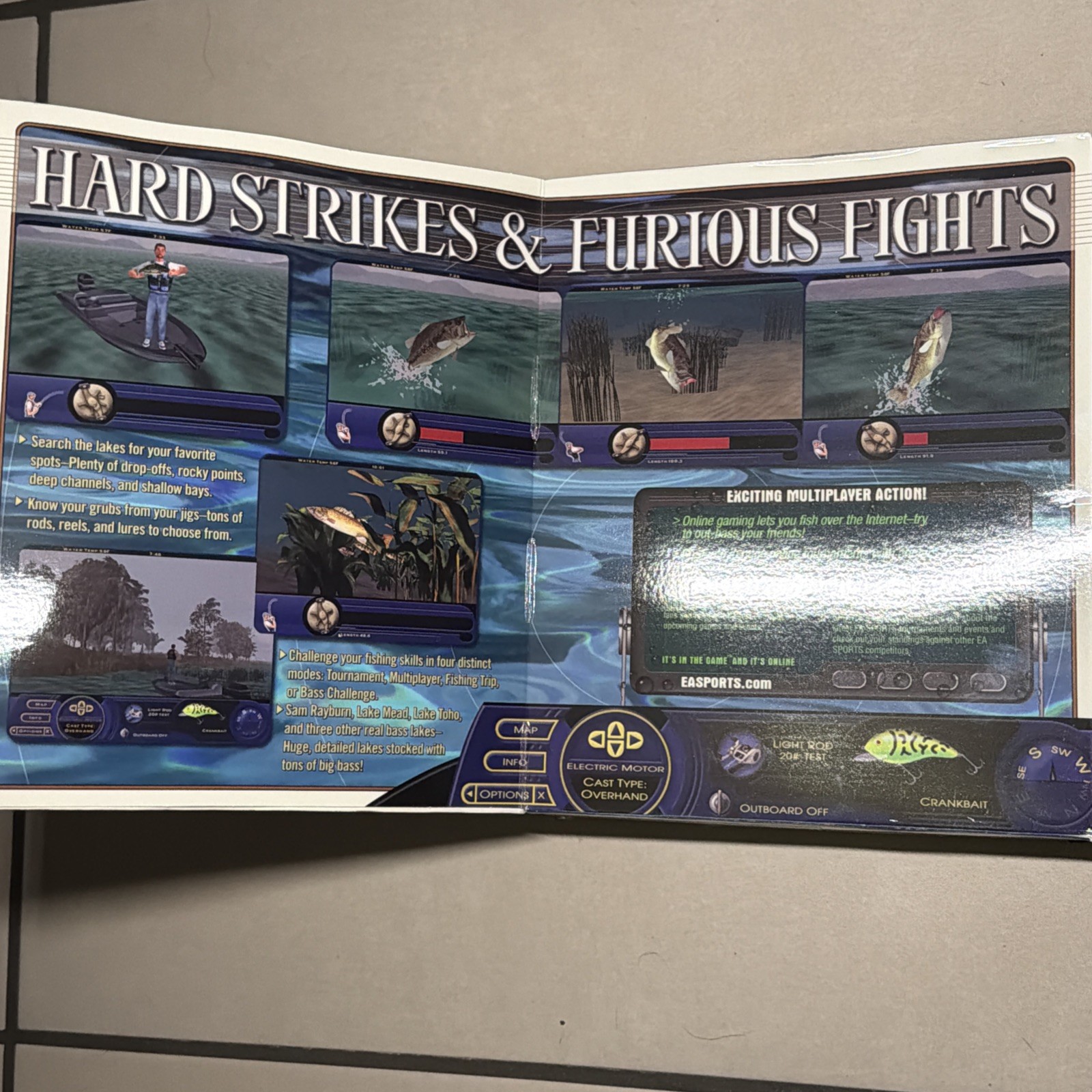 Championship Bass PC Game 2000 EA Sports CD-ROM Big Box Complete Sealed New