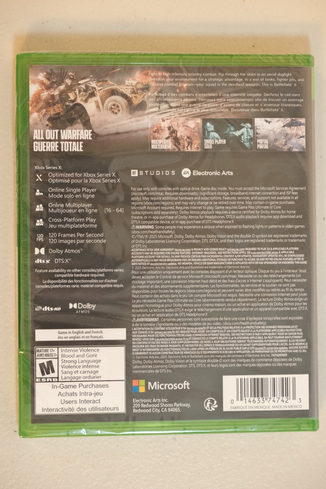 Battlefield 6 – Microsoft Xbox Series X NEW
