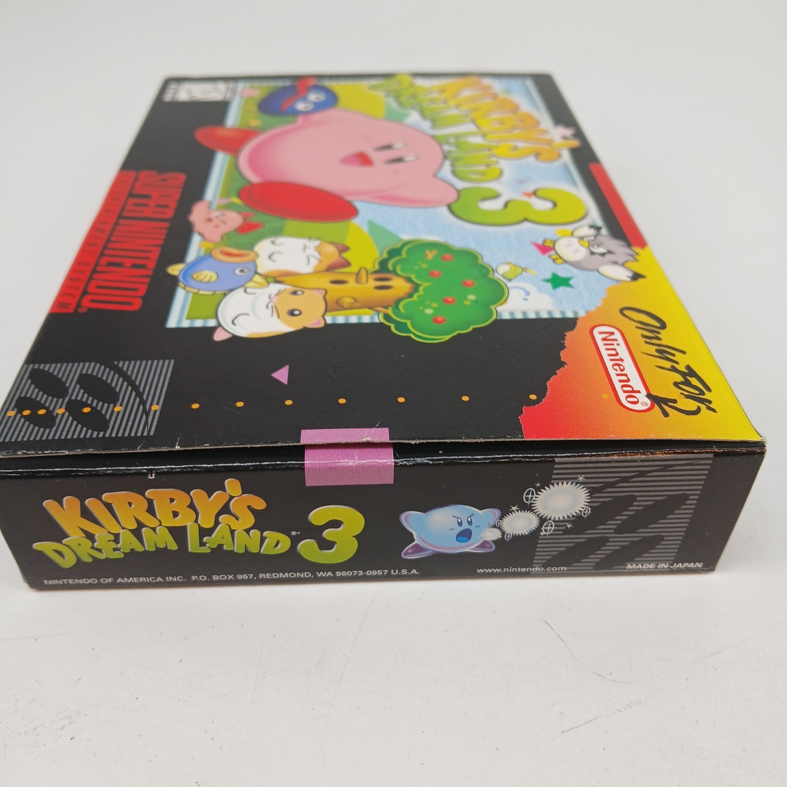 Kirby’s Dream Land 3 Complete In Box Very Good Condition Super Nintendo 1997 CIB