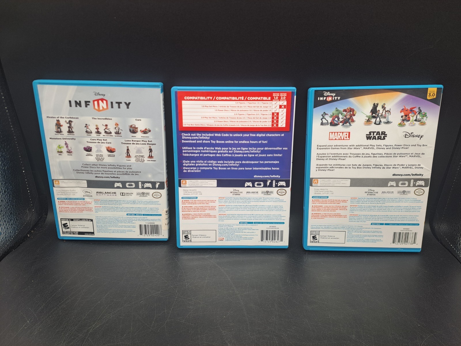 Disney Infinity 1.0/ 2.0/ 3.0 Edition (Nintendo Wii U) Bundle