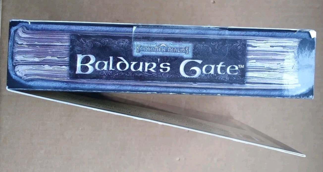 BALDUR’S GATE 1 ~1998 Interplay PC Win 95 Ed. in Big Box (5 CDs/Docs/Map) *Nice