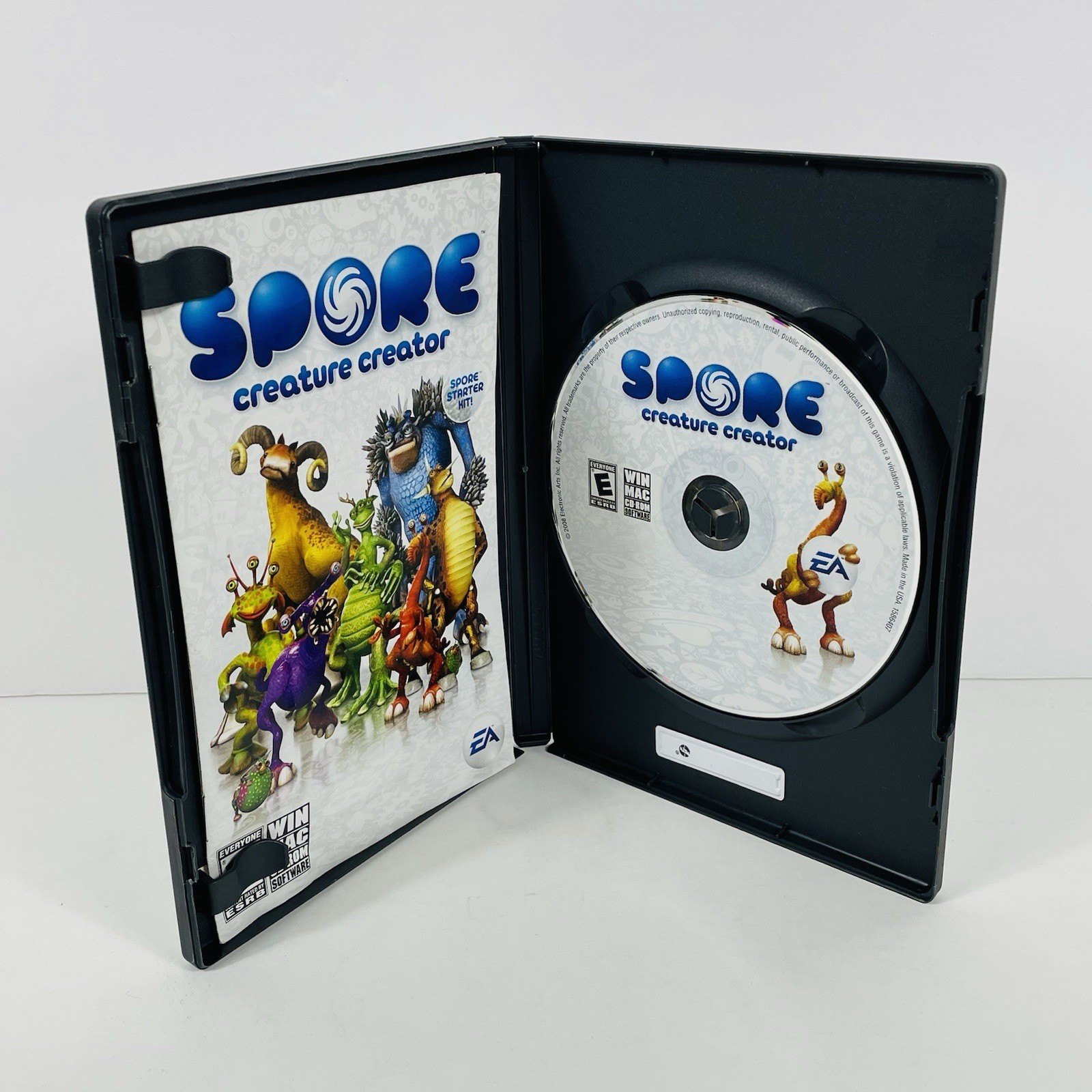Spore Creature Creator DVD-ROM Video Game for Windows and Macintosh with Key