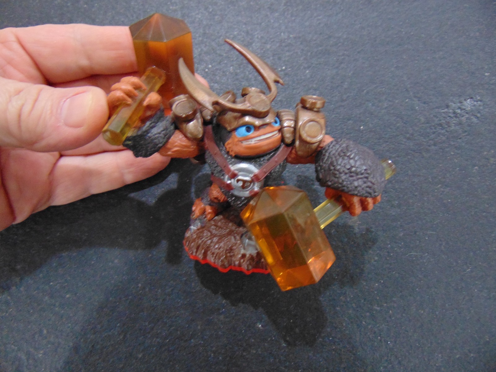 2014 SKYLANDERS TRAP TEAM WALLOP EARTH ELEMENT FIGURE EX COND. FREE SHIPPING