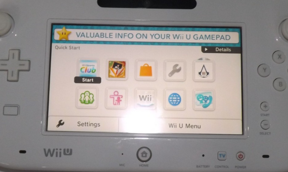 Nintendo Wii U System – Black Version – FREE SHIPPING! 630a