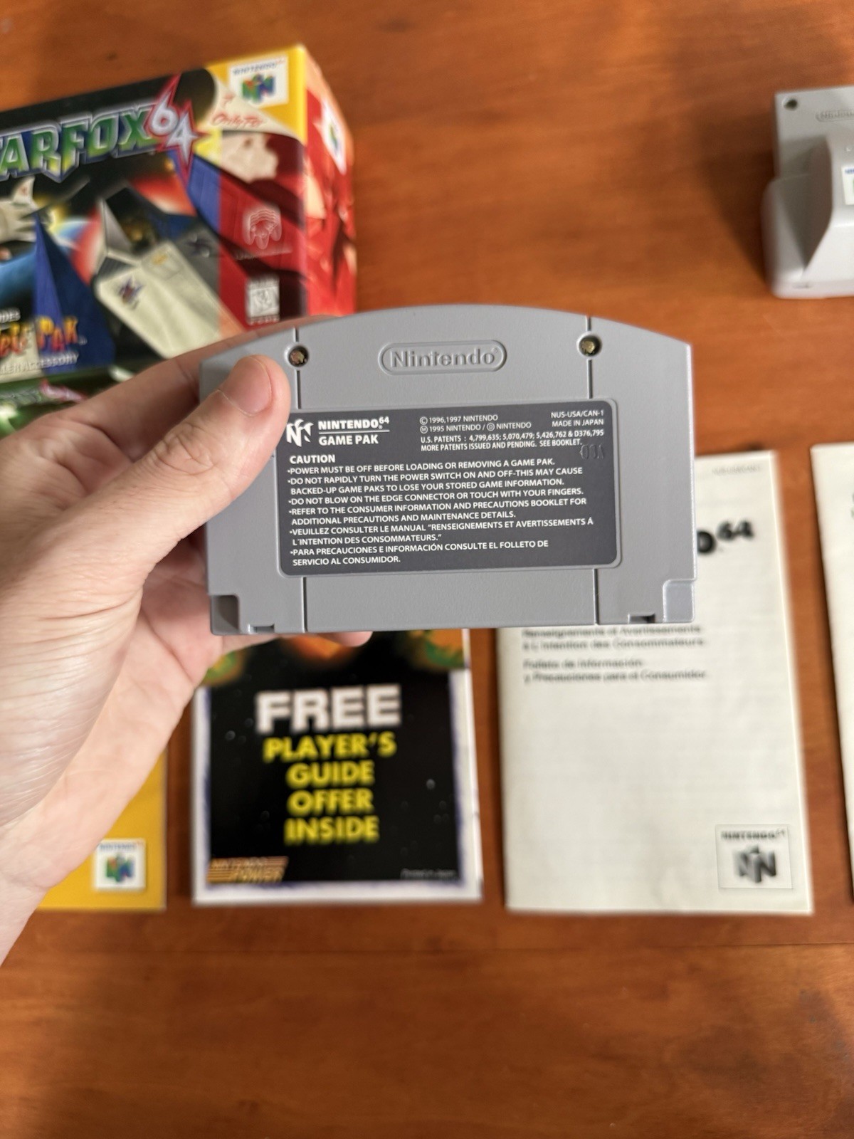 StarFox 64 (Nintendo 64 N64) Excellent Cond CIB Complete w/ Inserts & Rumble Pak