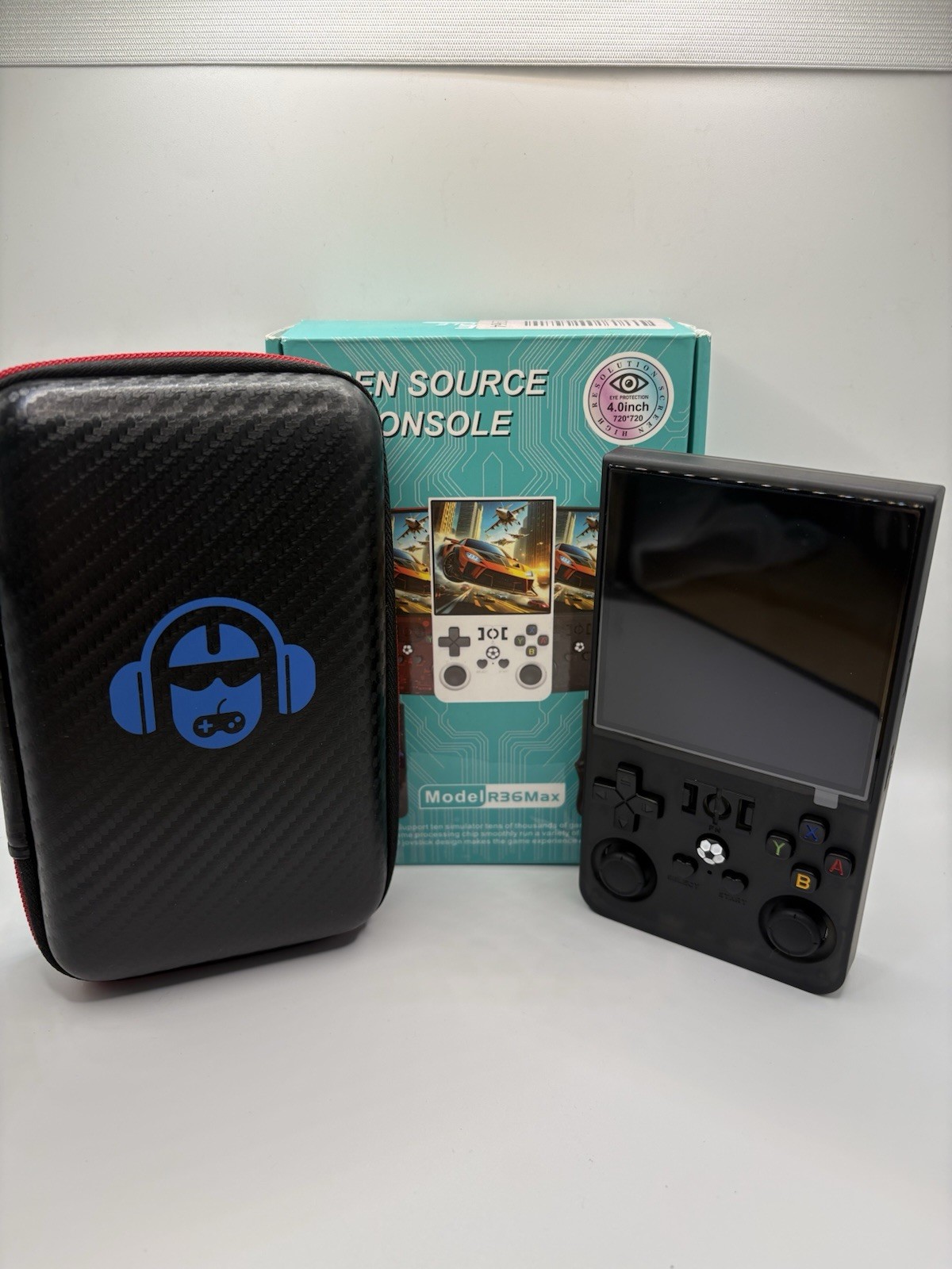 R36MAX Handheld Game Console 64GB – Black *UNTESTED/UNSURE* As-Is