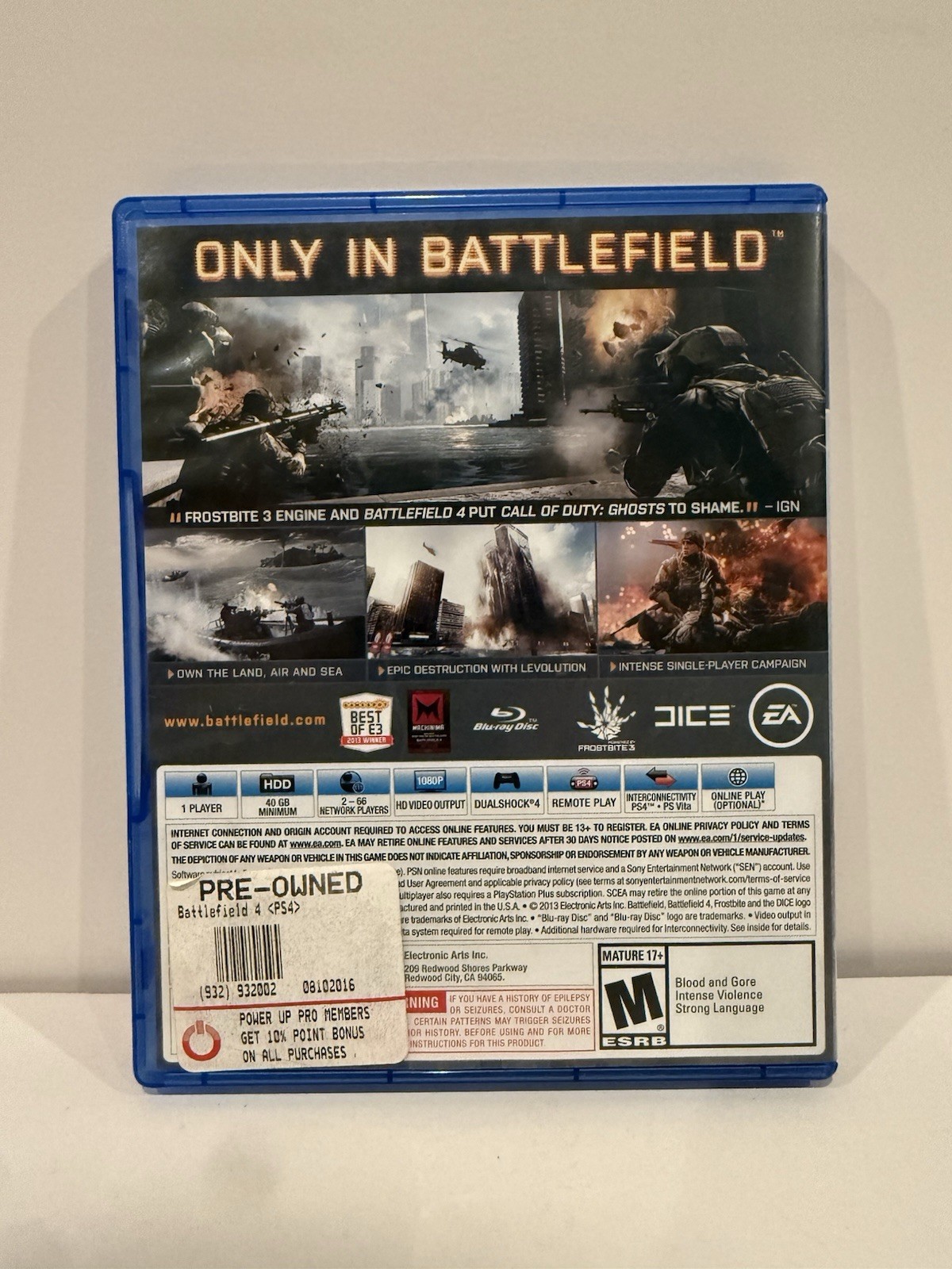 Battlefield 4 (Sony PlayStation 4, 2013) – CIB Complete – Tested