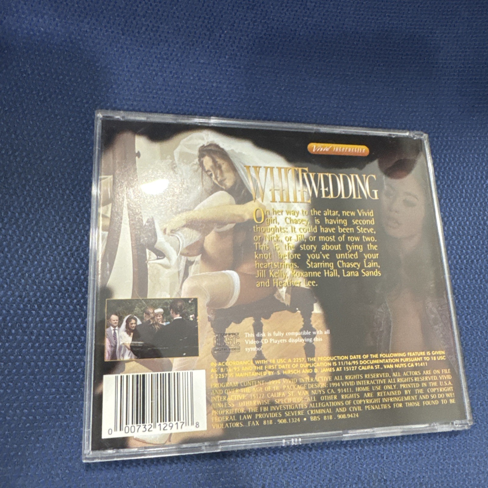 WHITE WEDDING Vivid Interactive Cd Rom HTF Adult PC Game 90s 1994