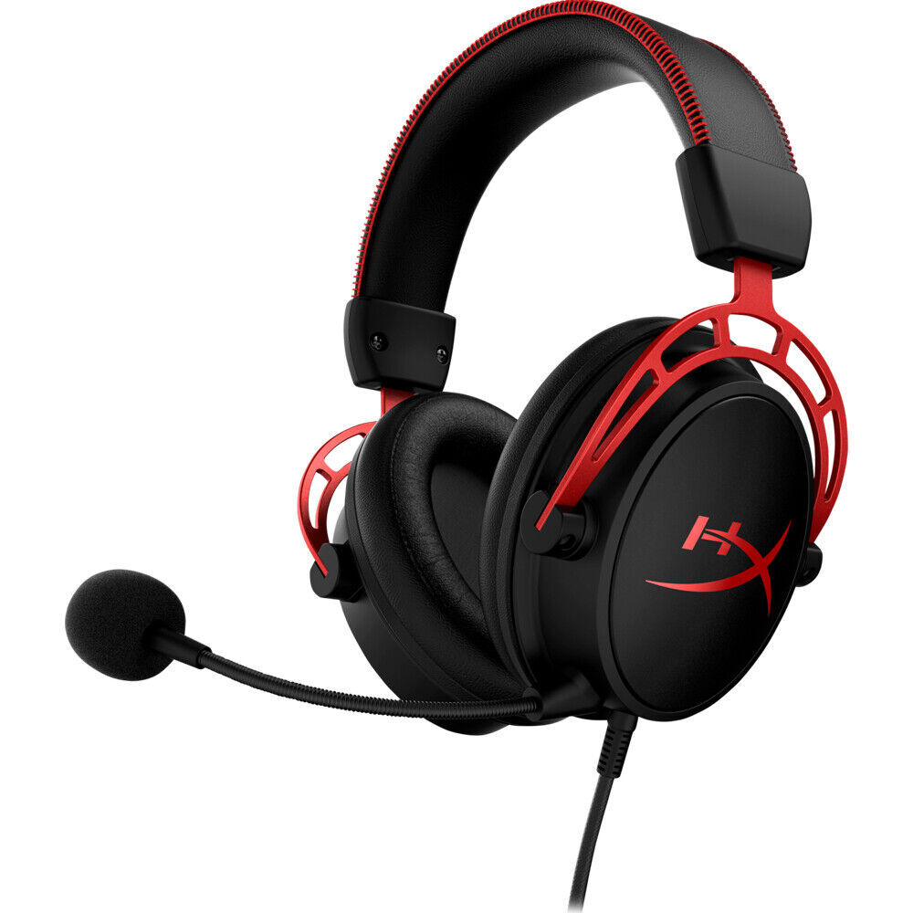 HyperX Cloud Alpha Black-Red Headband Gaming Headset