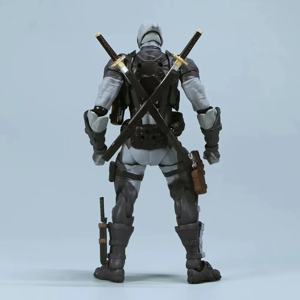 AMAZING YAMAGUCHI Deadpool 2.0 Grey Action Figure Movable KAIYODO Wade Toy Sets