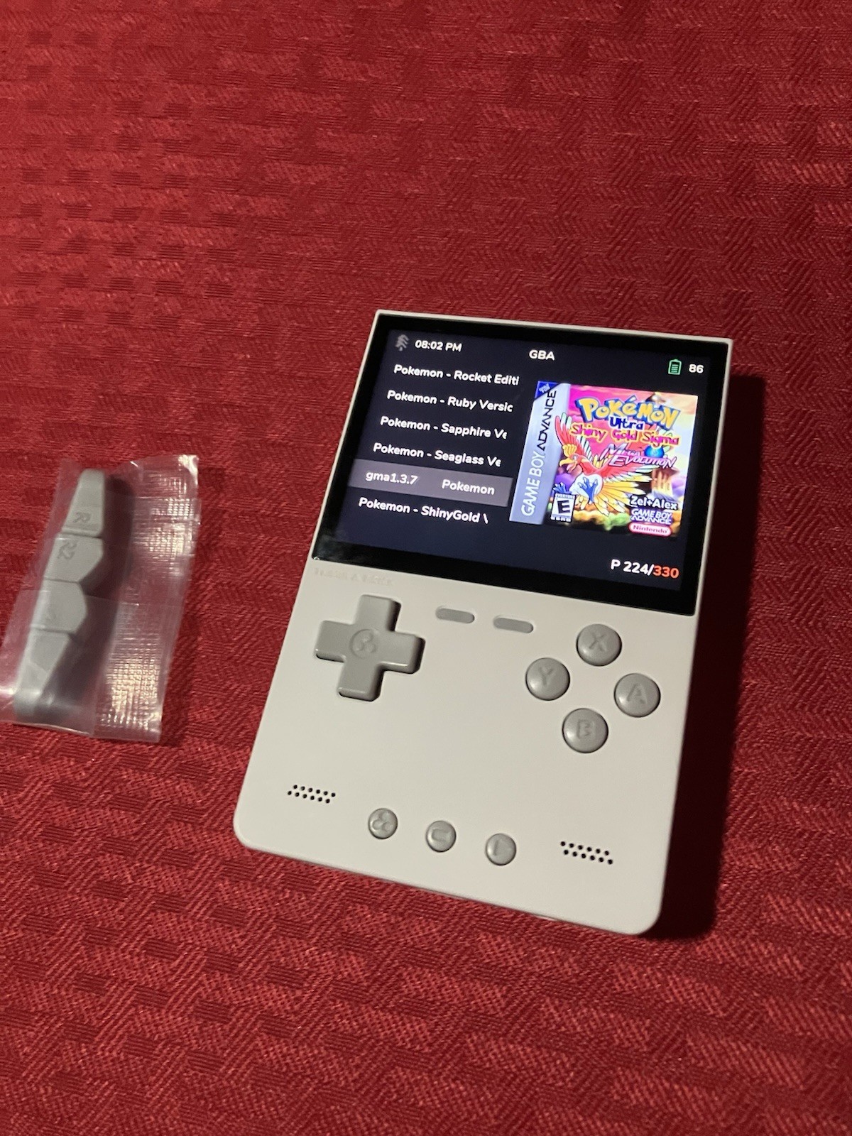 Trimui Brick Handheld Video Game Console W/ 128gb SD Card