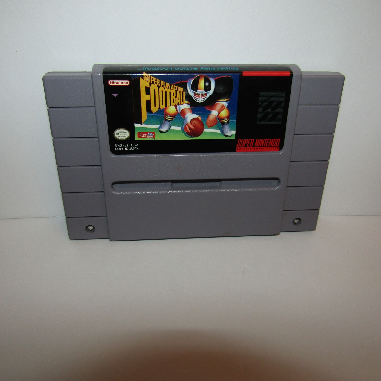 Super Play Action Football Team NFL Super Nintendo w/ Manual Tested & Working