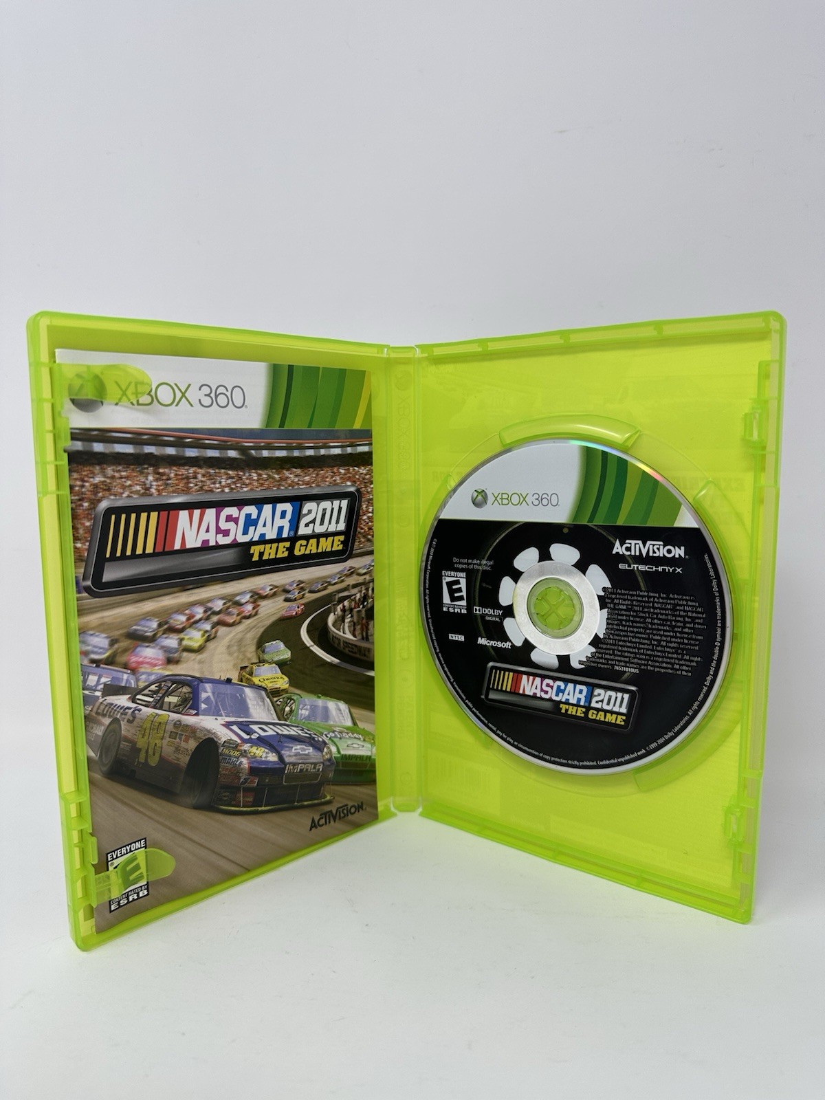 Nascar 2011: The Game – Microsoft Xbox 360 w/ Manual – MINT Disc!